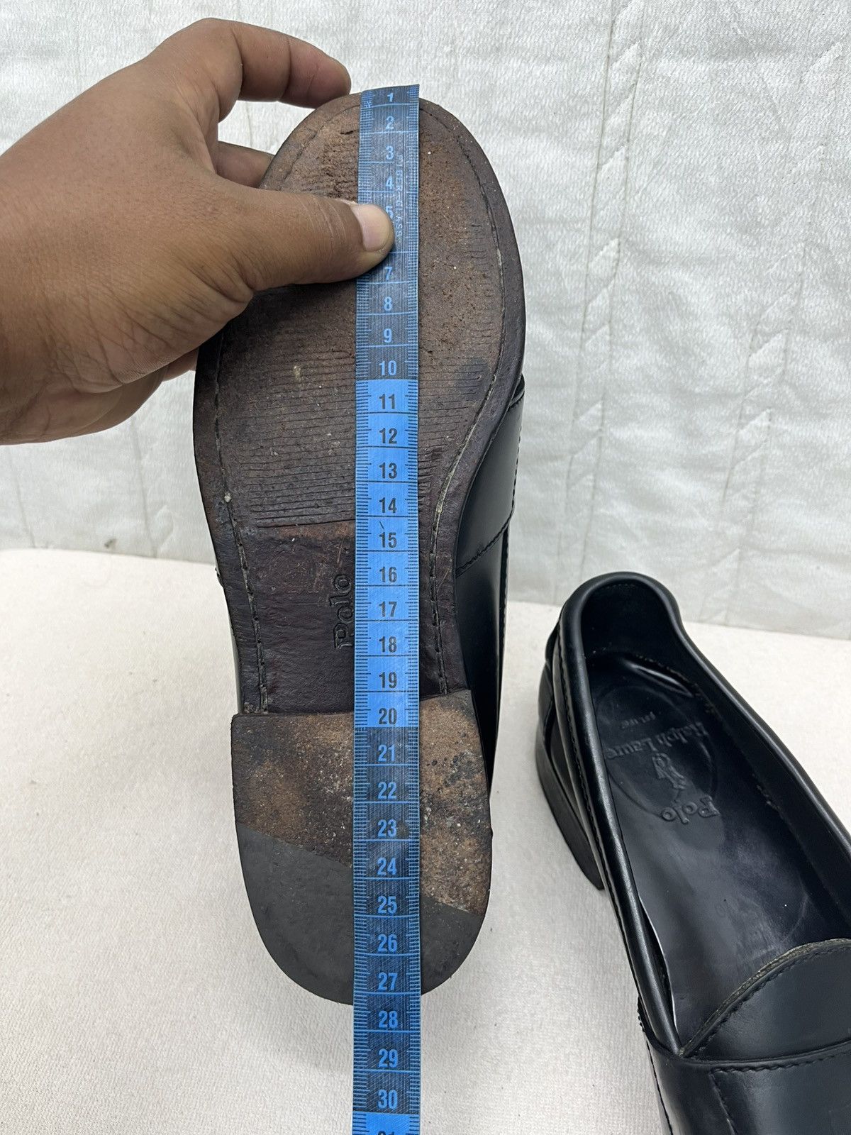 Polo Ralph Lauren × Vintage POLO RALPH LAUREN LOAFERS BLACK LEATHER Size US 6 / EU 39 - 8 Thumbnail