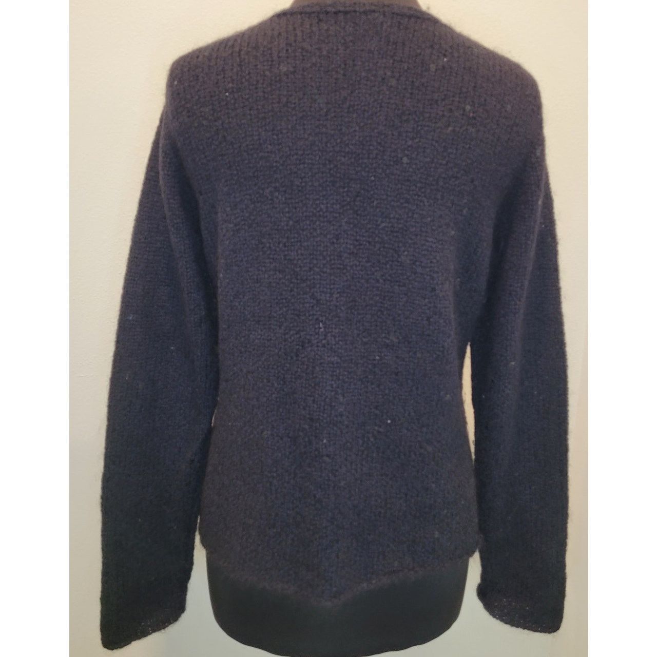 Eileen Fisher Eileen Fisher Wool Mohair Sequin Pullover Sweater – Black M Size M / US 6-8 / IT 42-44 - 2 Thumbnail