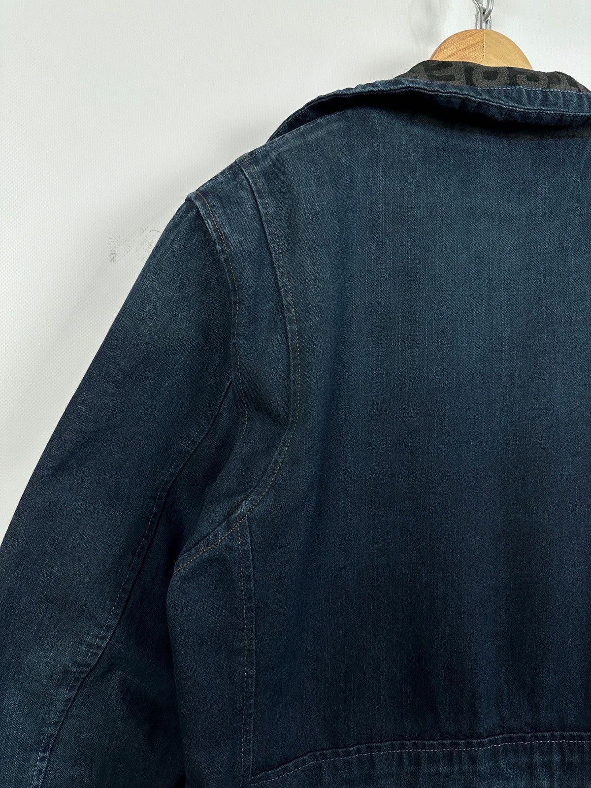 Diesel Vintage Diesel Denim Double Breasted Sherpa Coat Jacket Size US L / EU 52-54 / 3 - 19 Thumbnail