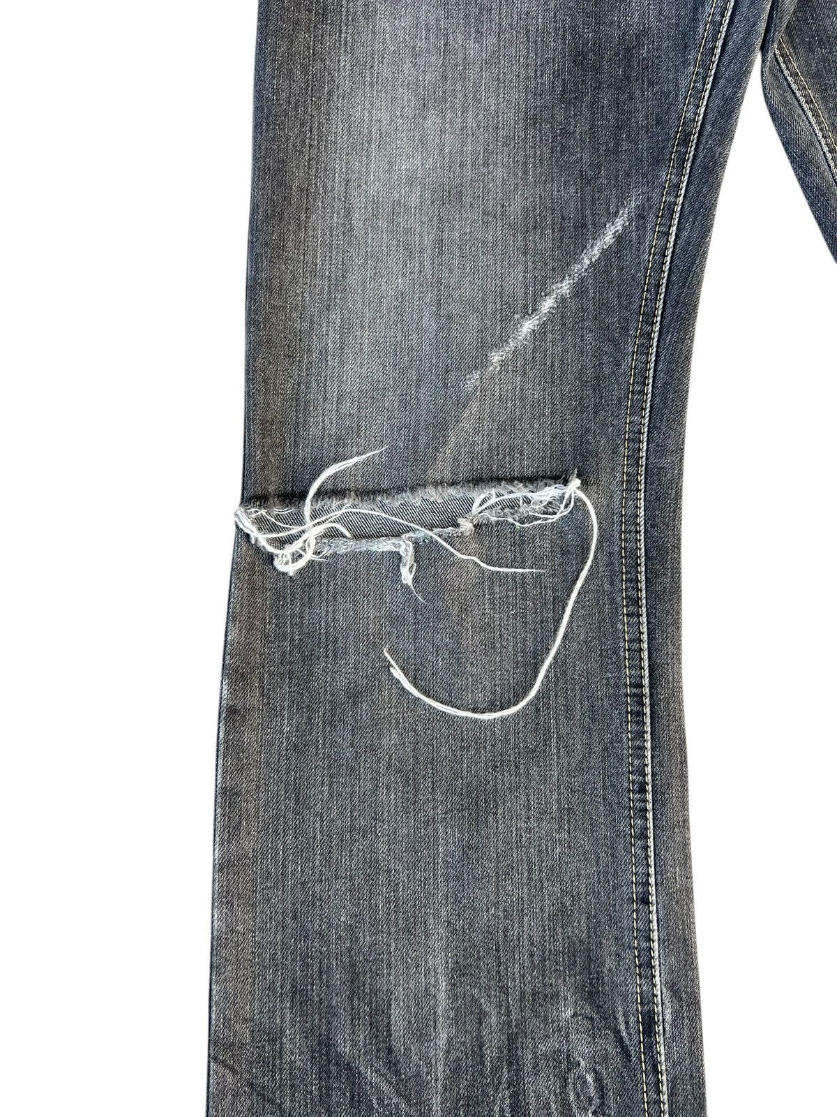 Vintage Souk Japan Ripped Distressed Denim Flare Jeans Size US 32 / EU 48 - 9 Thumbnail