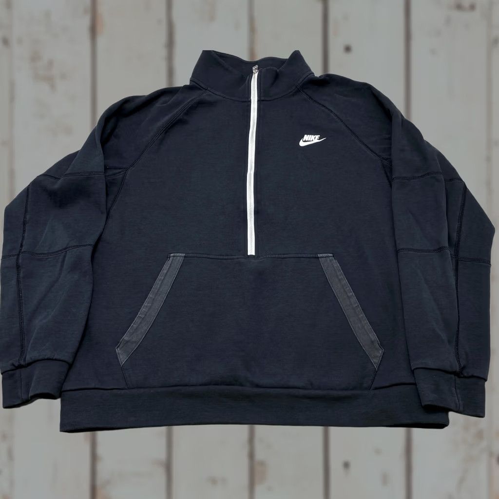 Nike Nike Sportswear CZ9876-010 Mens Large Modern Fleece 1/2 Zip Pullover Black Clothing Sweatshirt Mens L Black Modern Sportswear CZ9876-010 Size US L / EU 52-54 / 3 - 1 Thumbnail