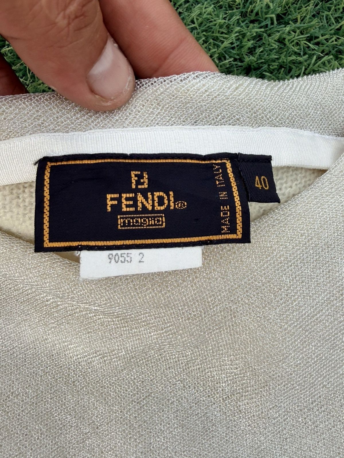 Fendi Fendi Knit Sleeveless Top Size US XXS / EU 40 - 4 Thumbnail