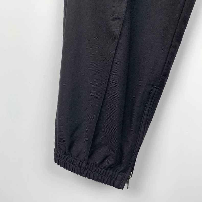 Dior Dior Size XL Tie-up black wool casual trousers and sweatpan Size US 38 / EU 54 - 4 Thumbnail