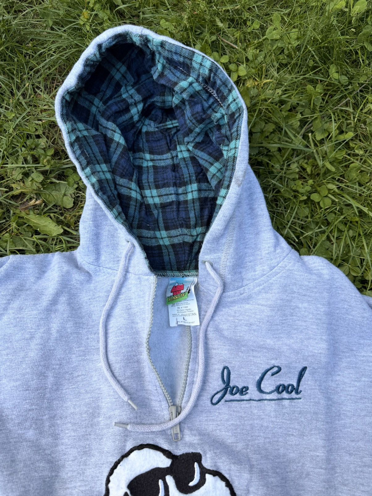 Peanuts VTG Joe Cool Snoopy Peanuts Hoodie Size Large Size US L / EU 52-54 / 3 - 4 Thumbnail