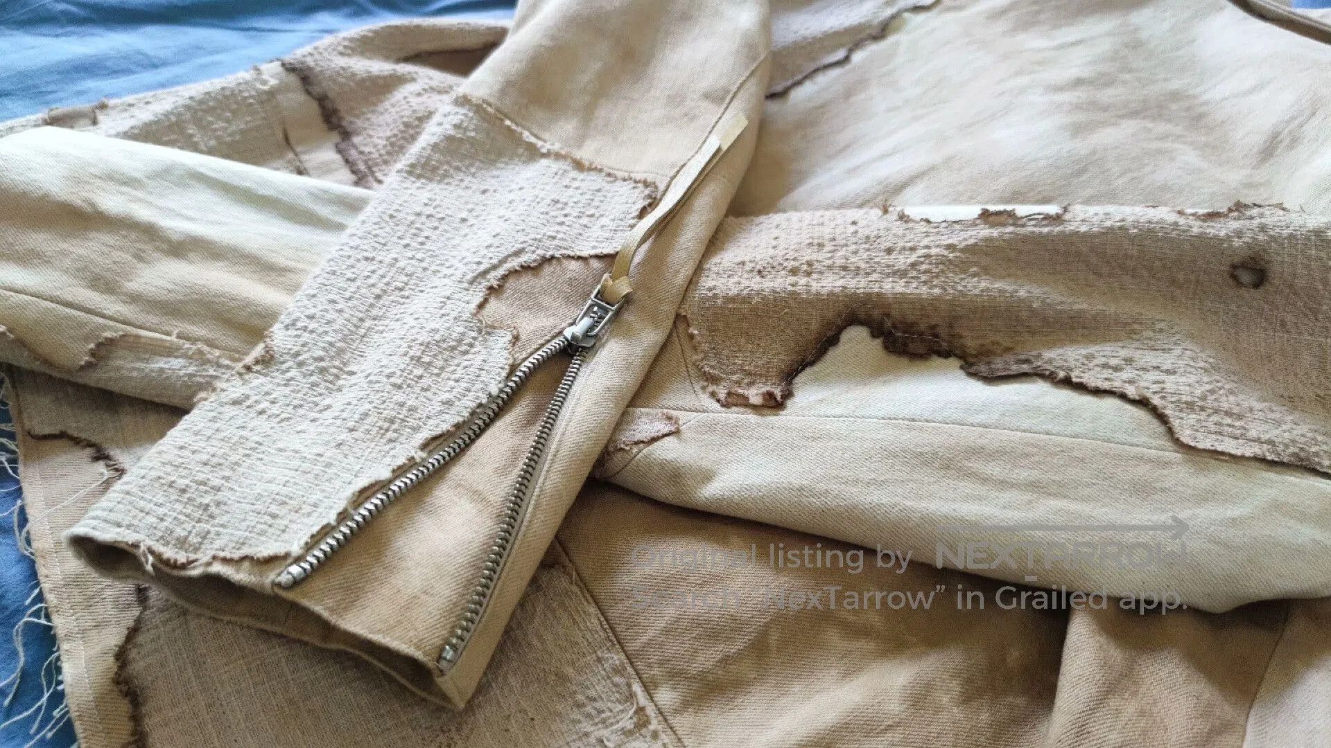 Professor.E Limited Edition Burnt Stitch Motorcycle Jacket. Size US S / EU 44-46 / 1 - 7 Thumbnail