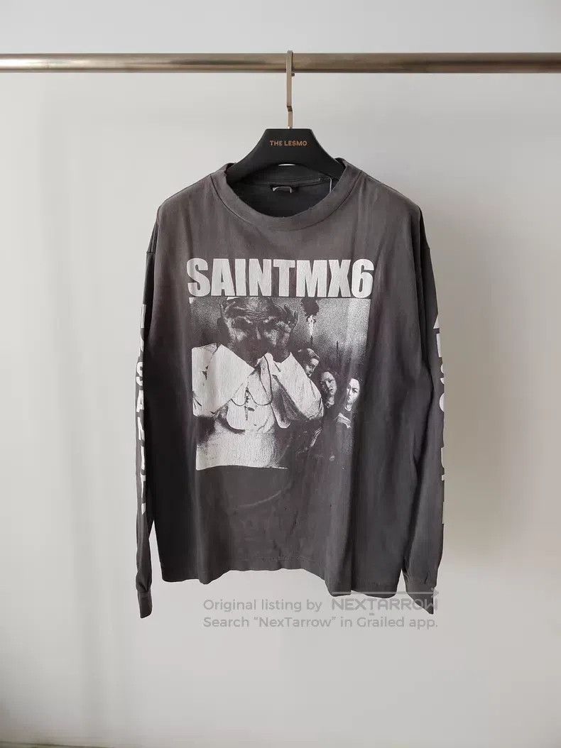 Saint Michael Saint Michael Distressed long sleeves Size US M / EU 48-50 / 2 - 1 Thumbnail