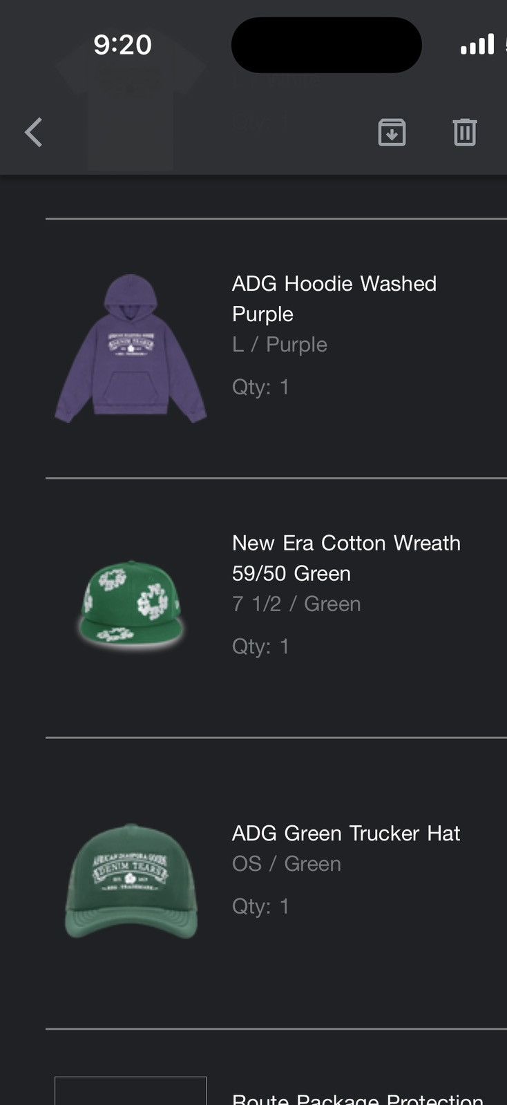 DENIM TEARS × New Era Denim Tears New Era Green Color 7 1/2 Size ONE SIZE - 4 Thumbnail