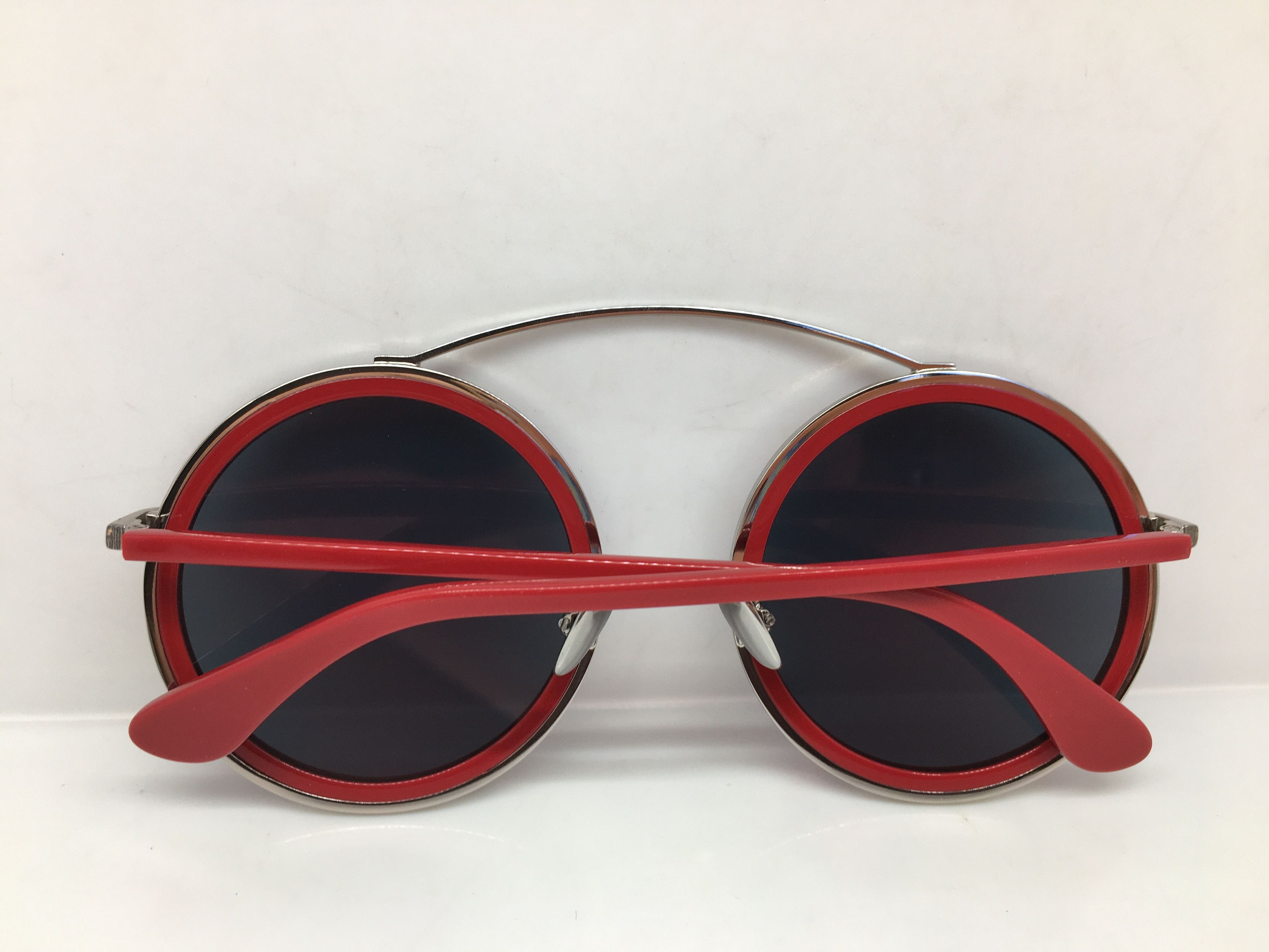 Other EOS E8457S Silver Red Round Sunglasses Frame Show Time Size ONE SIZE - 6 Thumbnail