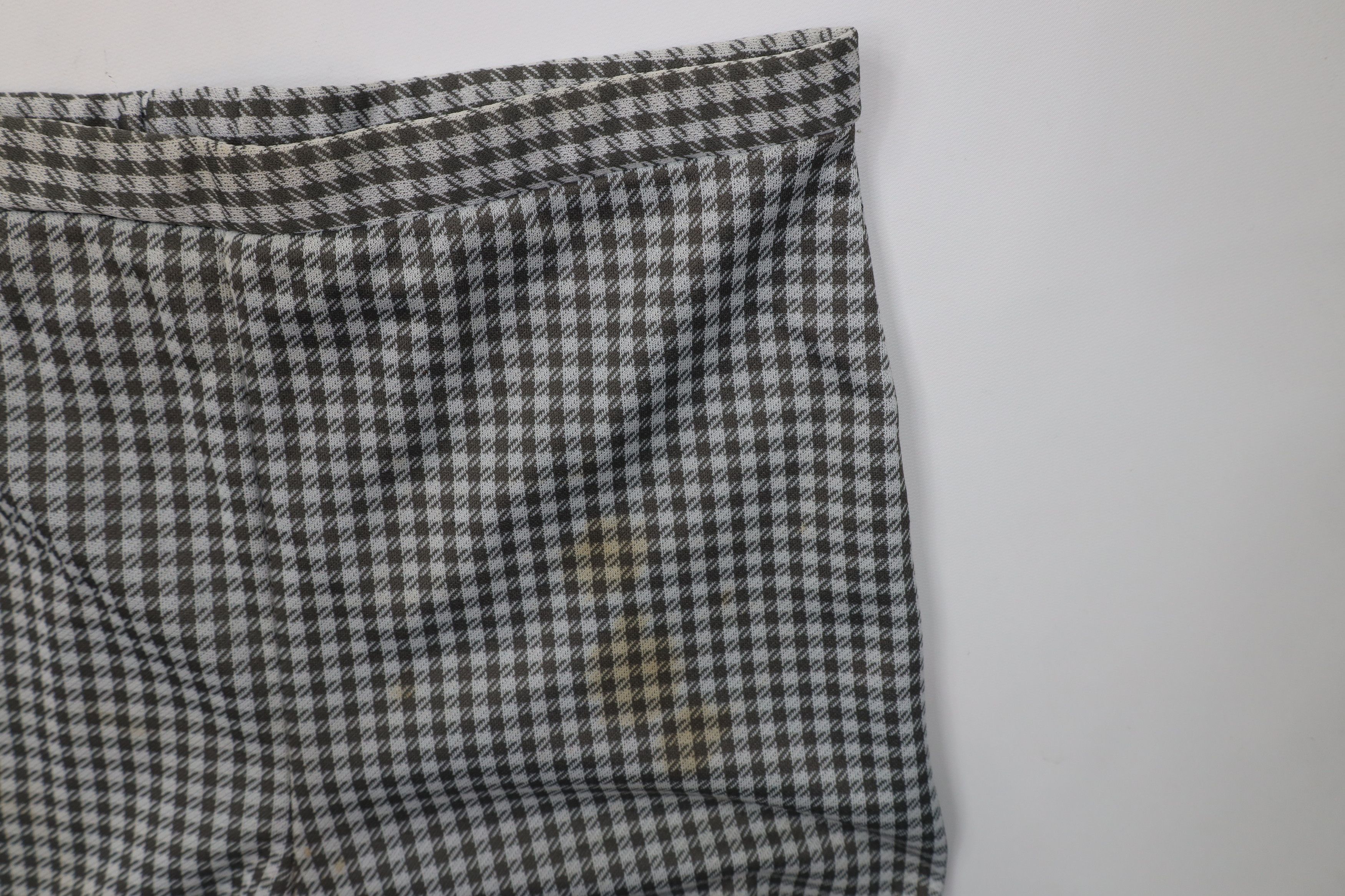 Vintage Vintage 70s Streetwear Bell Bottoms Pants Gray Plaid USA Size 38" / US 16 / IT 52 - 7 Thumbnail