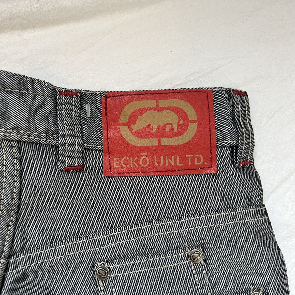 Ecko Unltd. Y2K ECKO untld. Baggy jeans skate silver Size US 30 / EU 46 - 4 Thumbnail