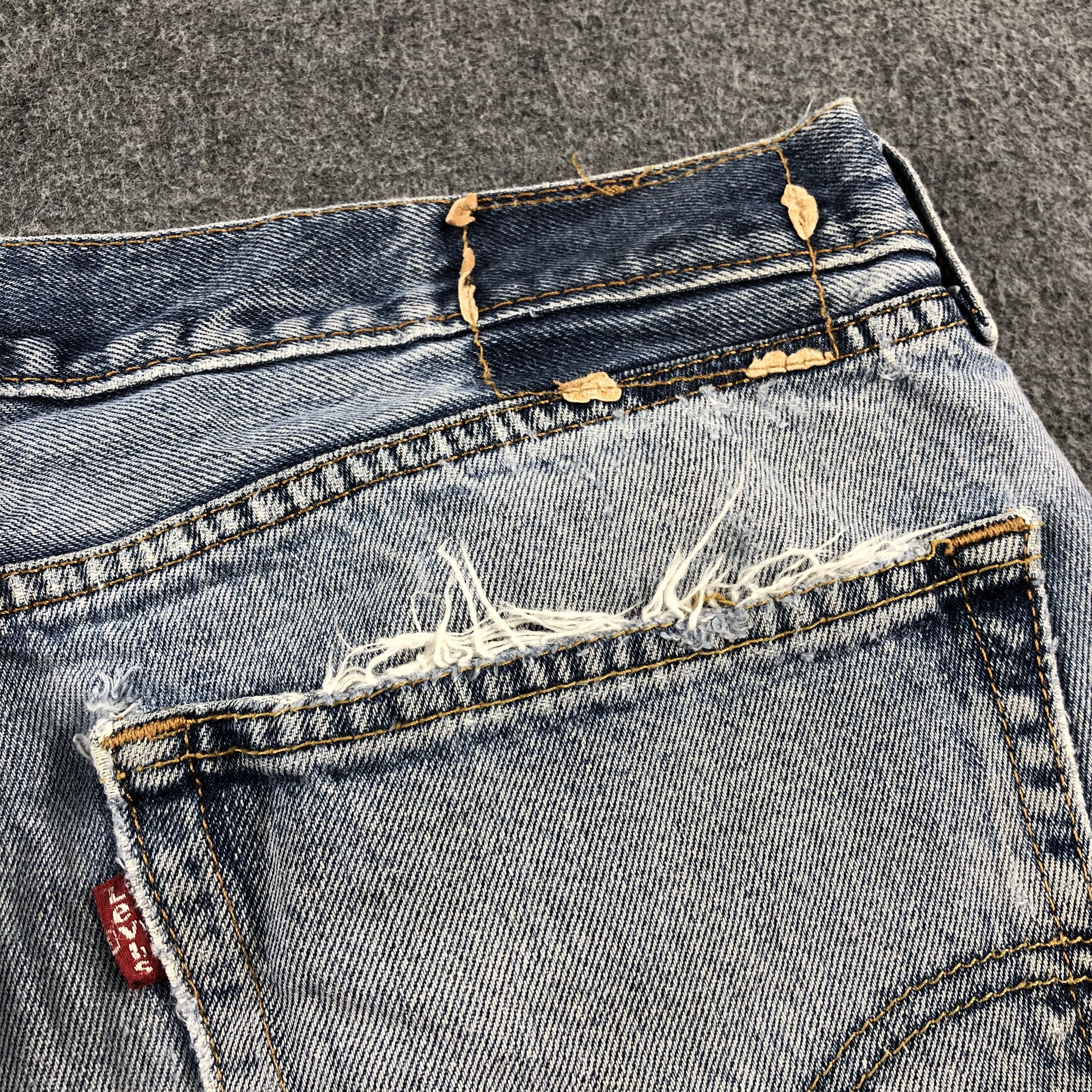 Levi's Vintage Blue Wash Levis 505 Jeans-J2477 Size US 36 / EU 52 - 5 Thumbnail