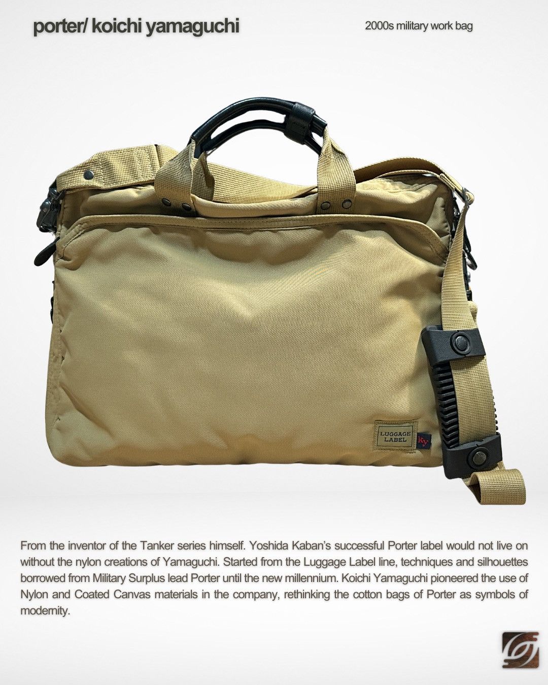 Porter Classic by Koichi Yamaguchi 2000s Military Shoulder Bag Size ONE SIZE - 1 Thumbnail