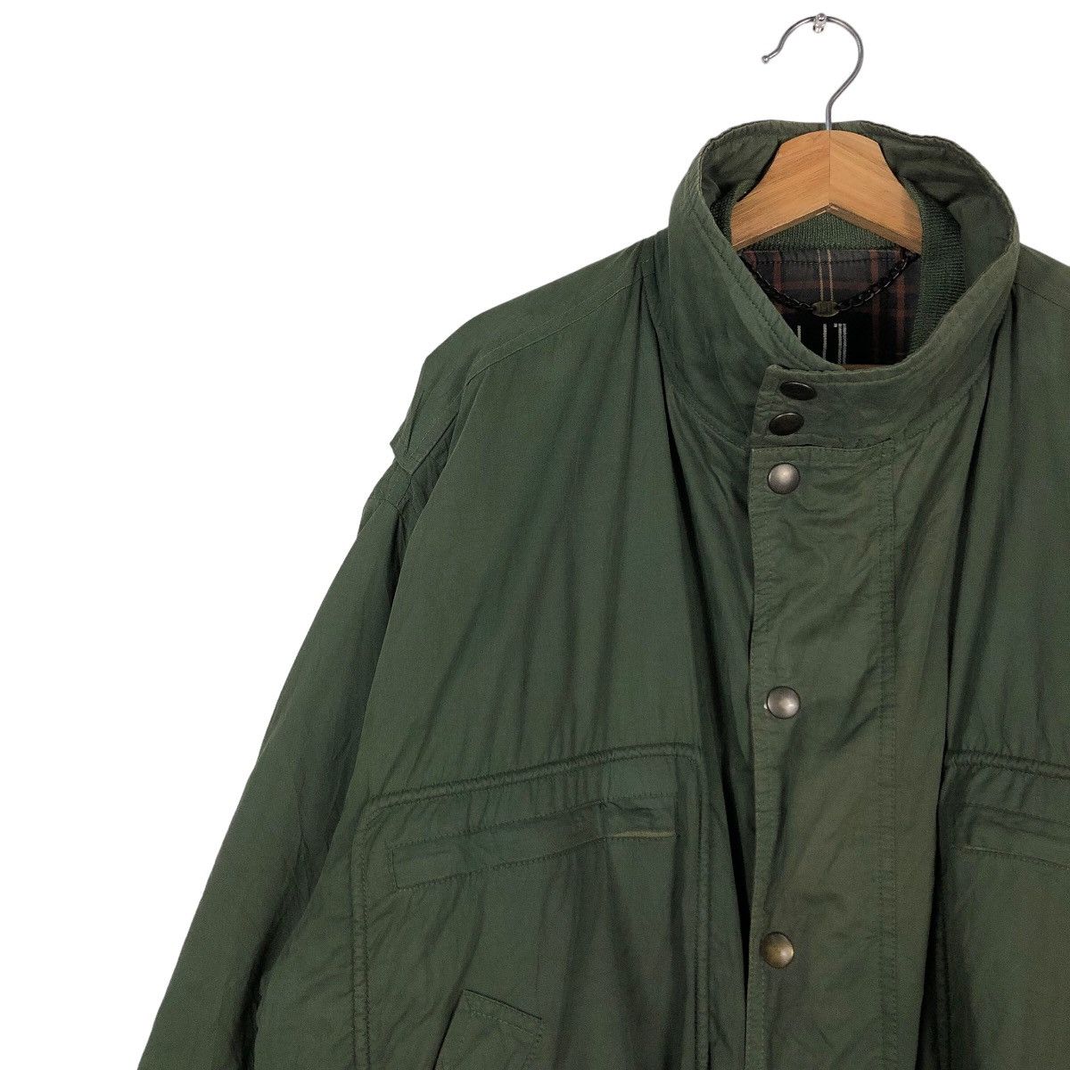 Japanese Brand 🔥Vintage Bomber Jacket Dunhill Made in Italy Blanket Tartan Size US M / EU 48-50 / 2 - 7 Thumbnail