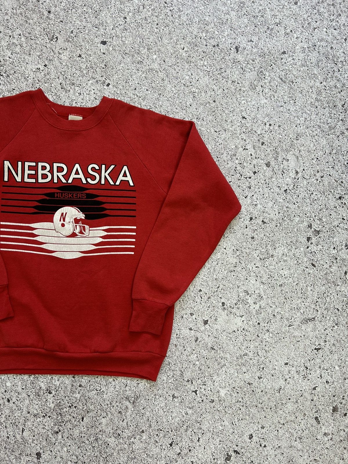 Vintage Vintage 1990’s Nebraska Huskers Football USA Y2K Sweatshirt Size US L / EU 52-54 / 3 - 4 Thumbnail