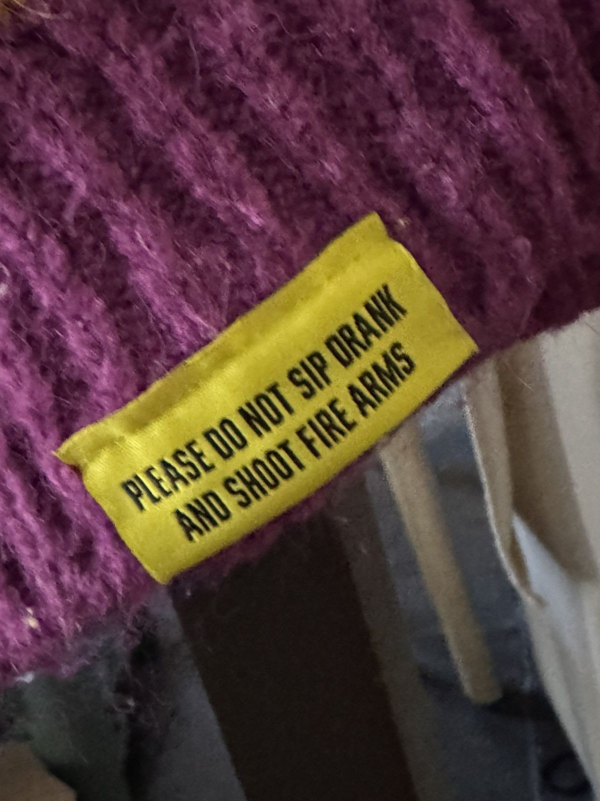 Other Thats A Awful Lot of Cough Syrup Mohair Sweater Rare Size US XL / EU 56 / 4 - 4 Thumbnail