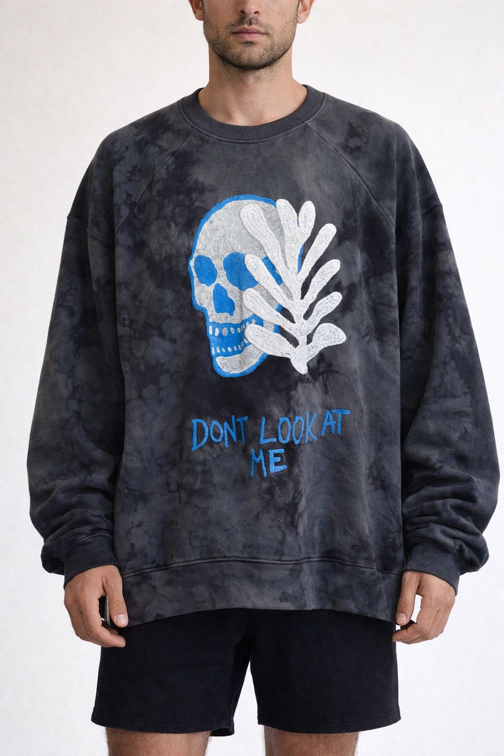 Lost Daze Lost Daze CA Don’t Look At Me Skull Sweatshirt Size L Size US L / EU 52-54 / 3 - 1 Thumbnail