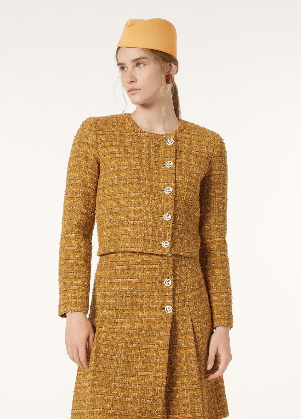 Loro Piana o1srvl11e0526 FAP0340 Adele Jacket in Yellow Size M / US 6-8 / IT 42-44 - 2 Thumbnail