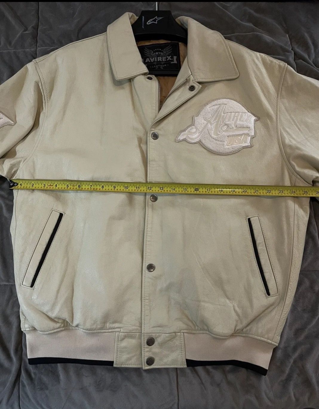 Avirex Avirex NY Leather Jacket Vintage Size US XXL / EU 58 / 5 - 5 Thumbnail