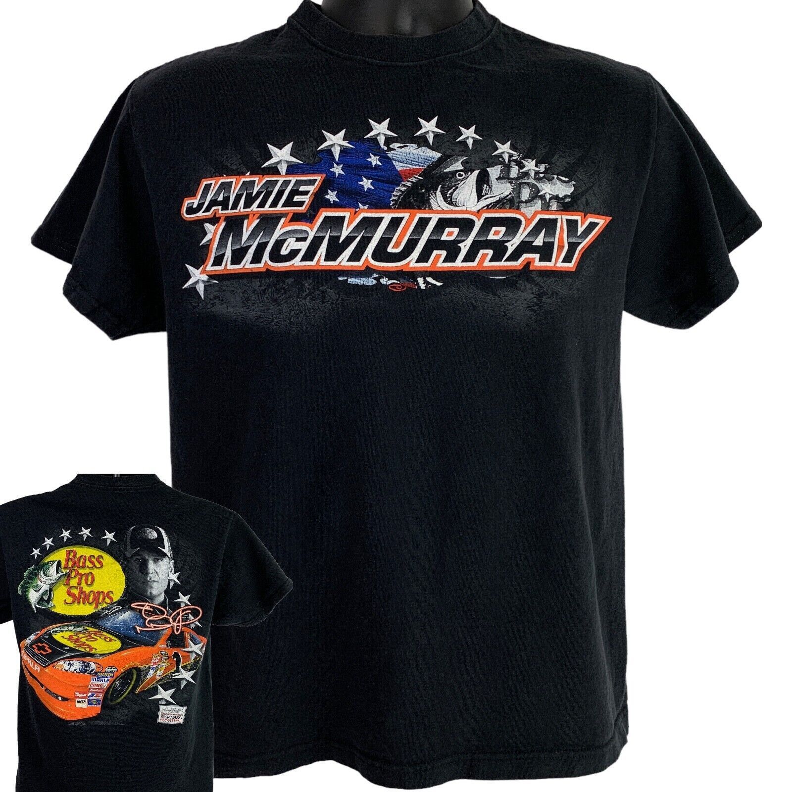 Delta Jamie McMurray Bass Pro Shops T Shirt NASCAR M Medium Size US M / EU 48-50 / 2 - 1 Thumbnail