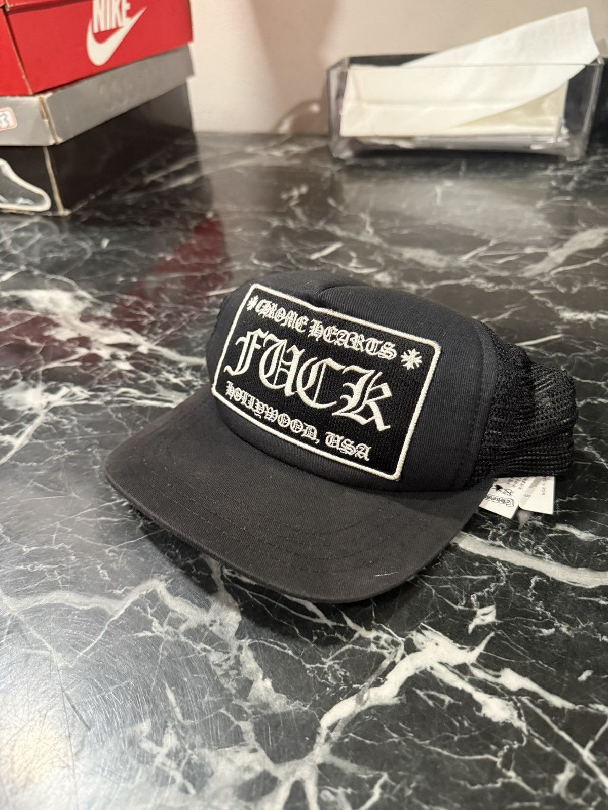 Chrome Heart Trucker Fuck Hat