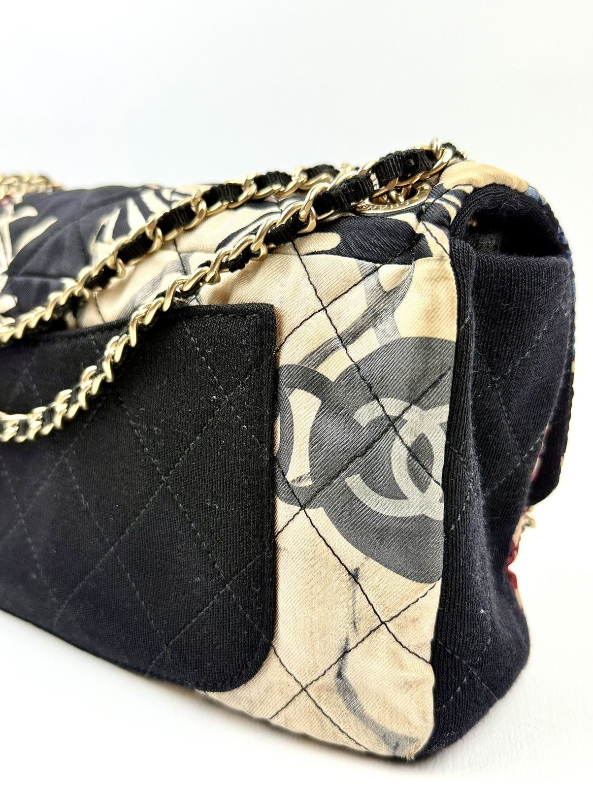 Chanel Chanel - 2014 - Jersey - Patchwork - Mini - Flap Size ONE SIZE - 12 Thumbnail