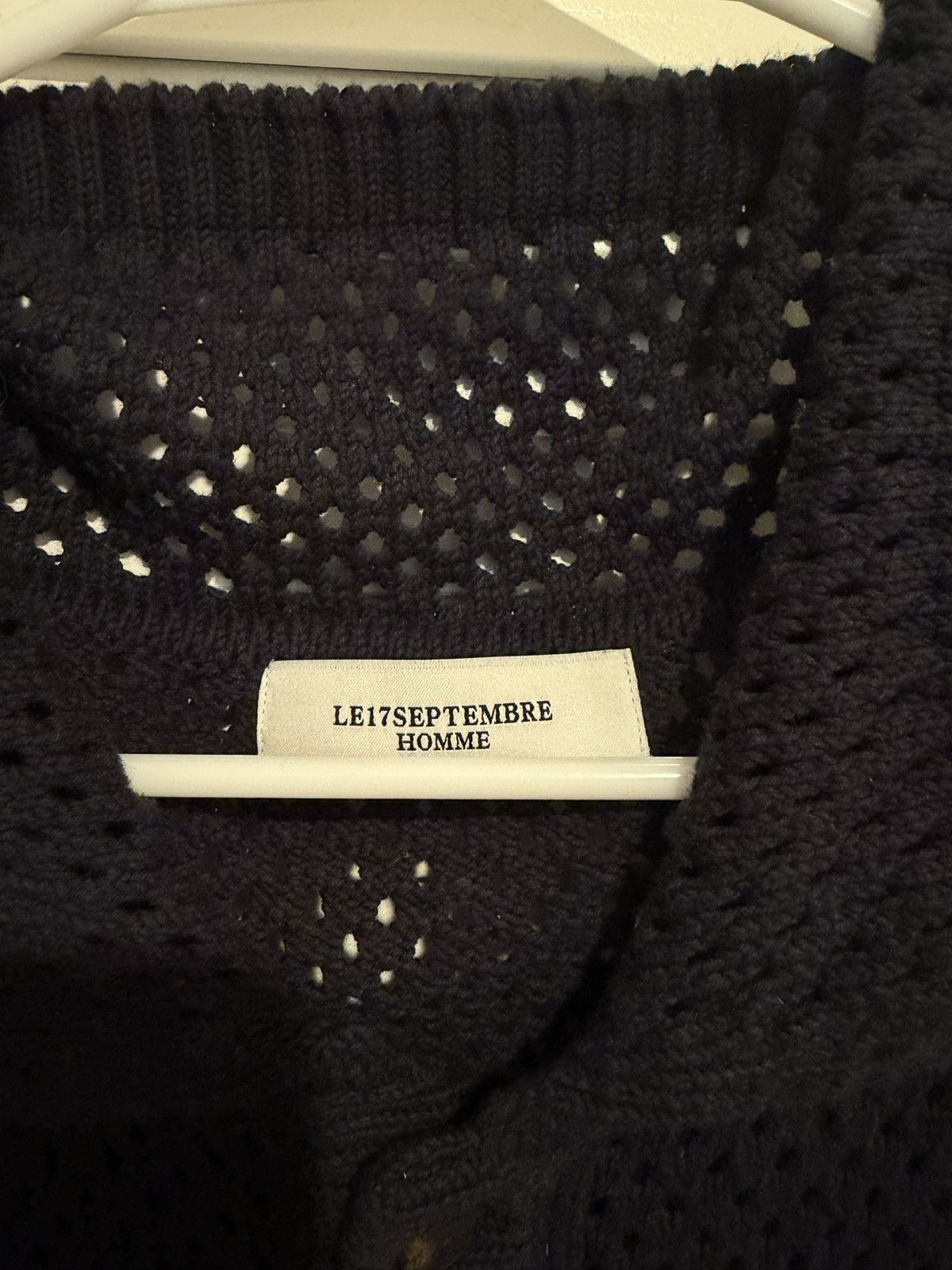 LE17SEPTEMBRE LE17SEPTEMBRE Navy Button Up Shirt Sz M/50 Size US M / EU 48-50 / 2 - 3 Thumbnail