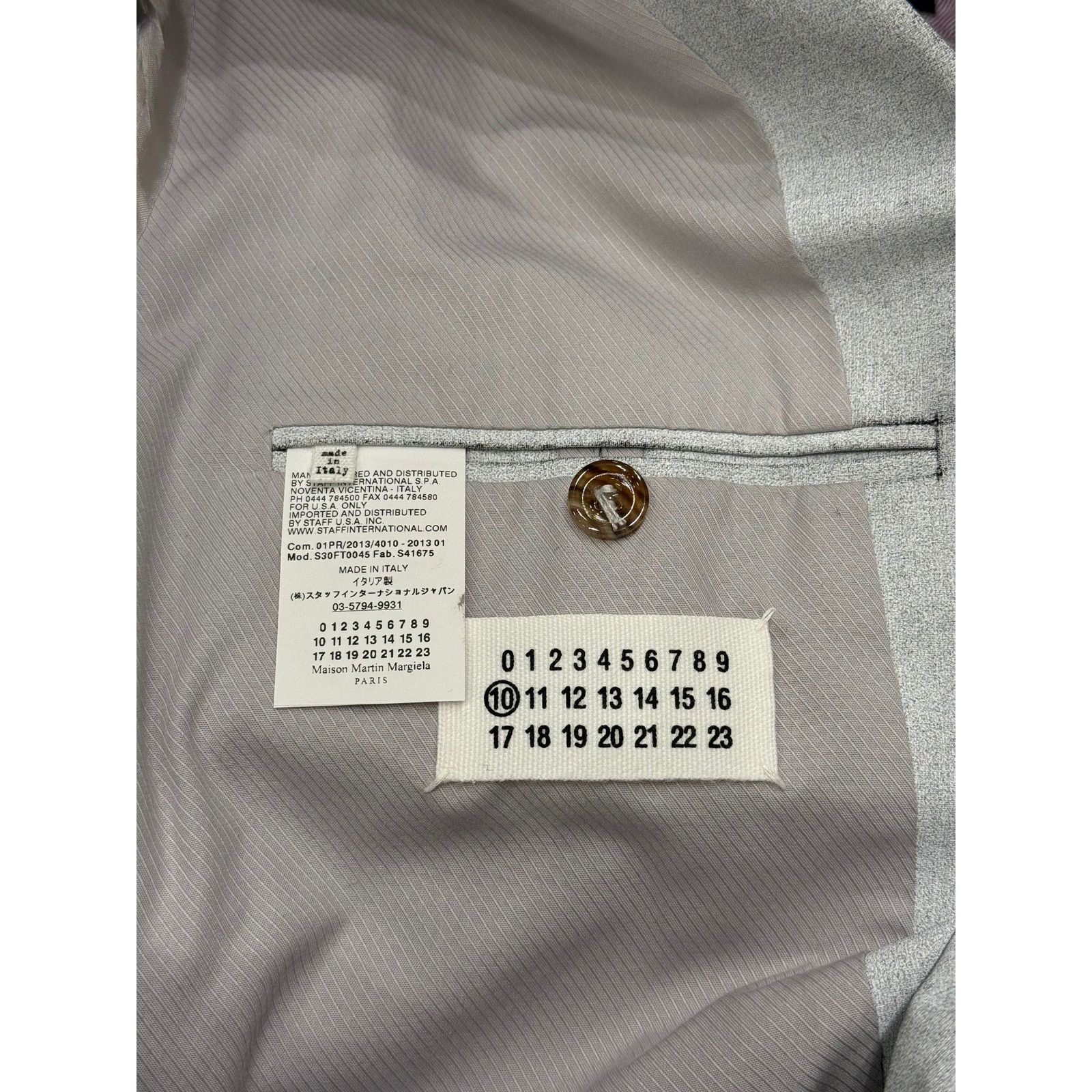 Maison Margiela 2013 Maison Margiela cracked painted tailored suit set Size XL / US 12-14 / IT 48-50 - 7 Thumbnail