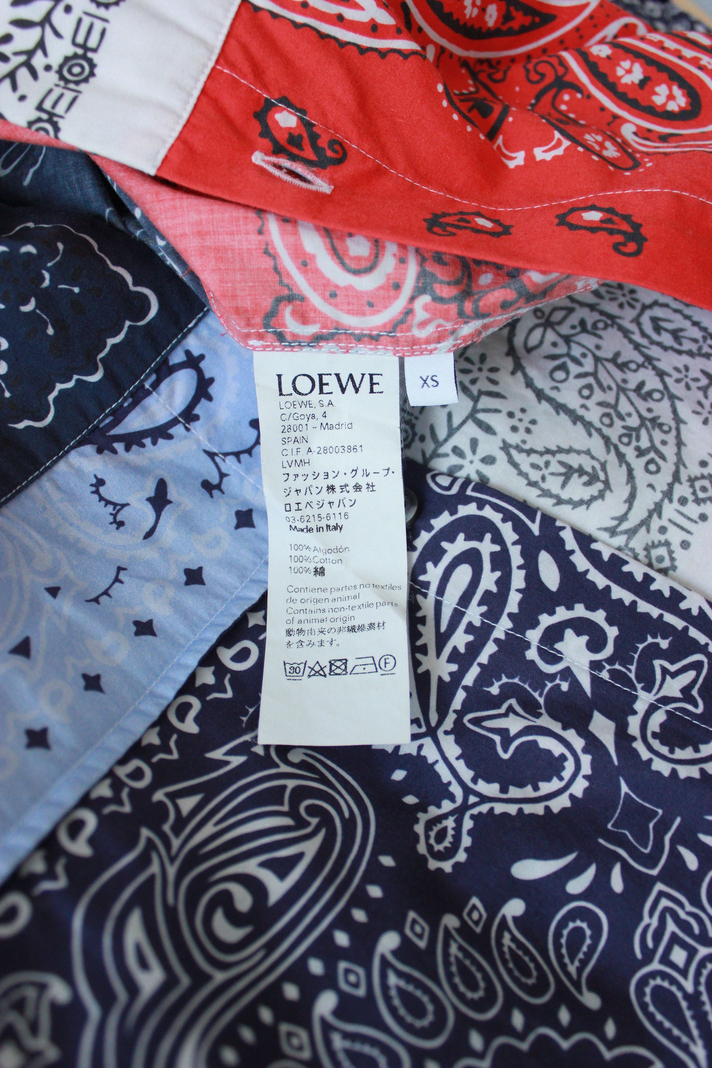 Loewe S/S19 Loewe Asymmetrical Bandana Long Sleeve Shirt Size US XS / EU 42 / 0 - 10 Thumbnail