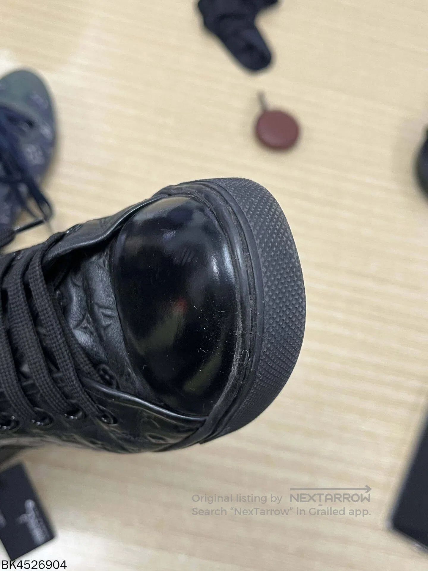 Louis Vuitton louis vuitton high-top leather sneakers size 37. Size US 5 / EU 37 - 9 Thumbnail