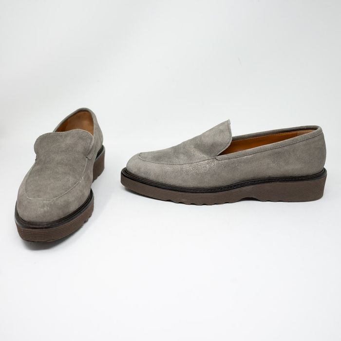 Aquatalia kelsey best sale suede platform loafer