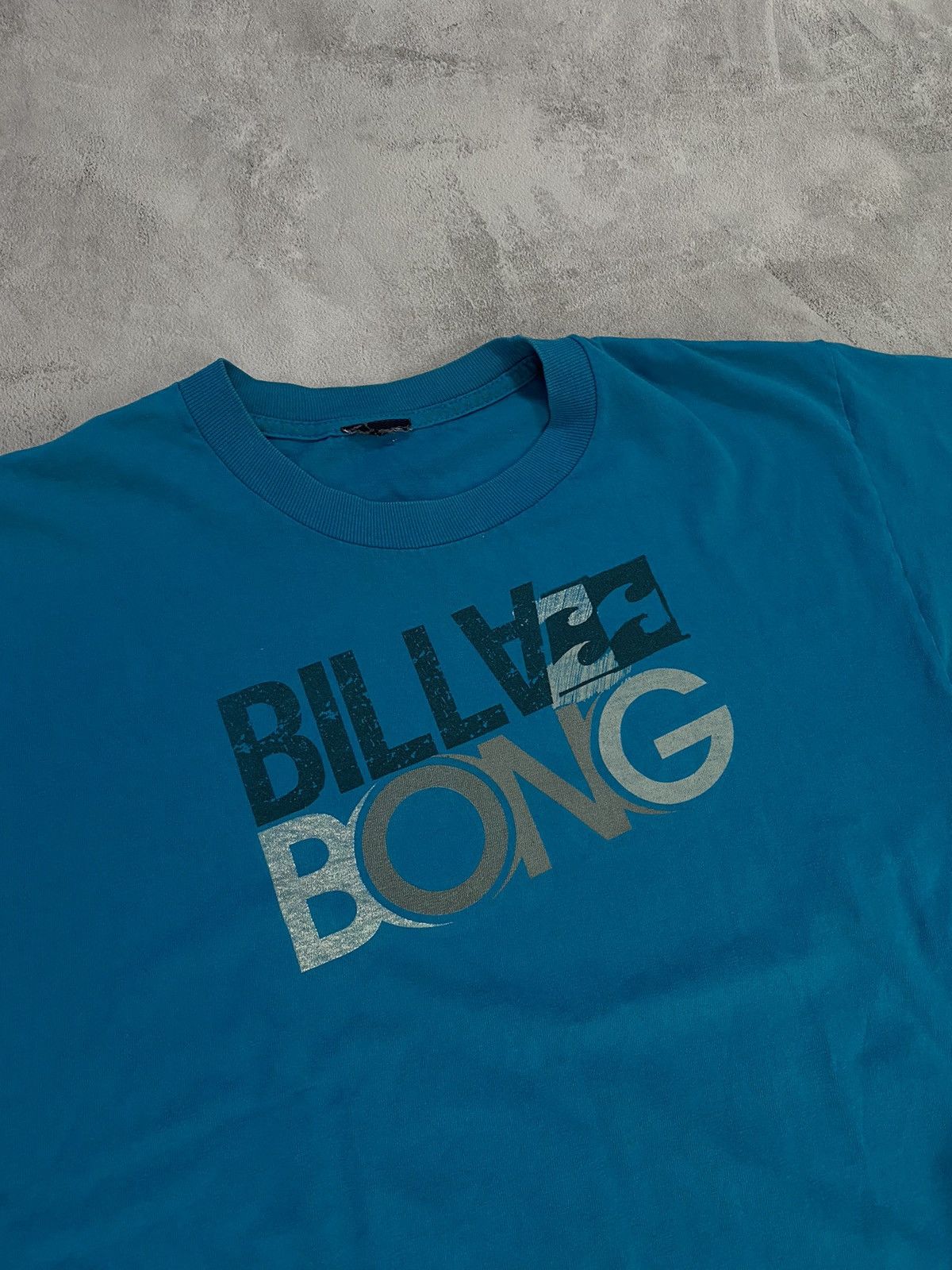 Billabong × Vintage 👾Vintage T-Shirt BillaBong Blue Size-M Size US M / EU 48-50 / 2 - 2 Thumbnail