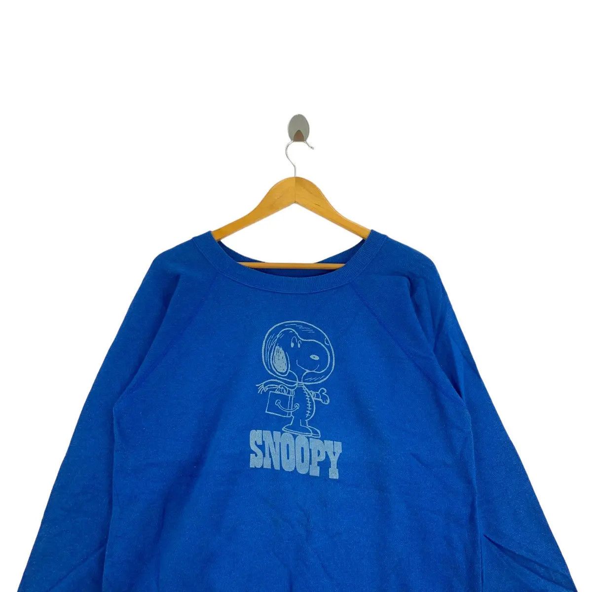 Peanuts Vintage 80s SNOOPY PEANUTS Character Print By Hannes Blue Size US L / EU 52-54 / 3 - 7 Thumbnail