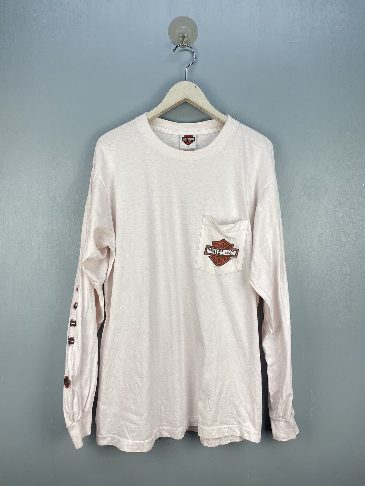 Harley Davidson Vintage Harley Davidson Carolina pocket tee long sleeve Size US L / EU 52-54 / 3 - 1 Thumbnail