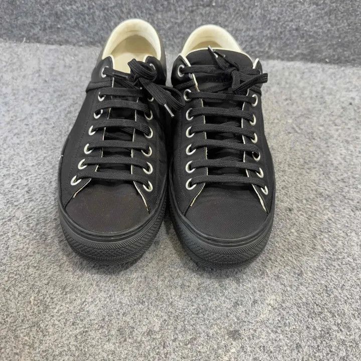 Louis Vuitton Louis Vuitton Black Nylon Lace-Up Sneakers -2508 Size US 7.5 / EU 40-41 - 7 Thumbnail