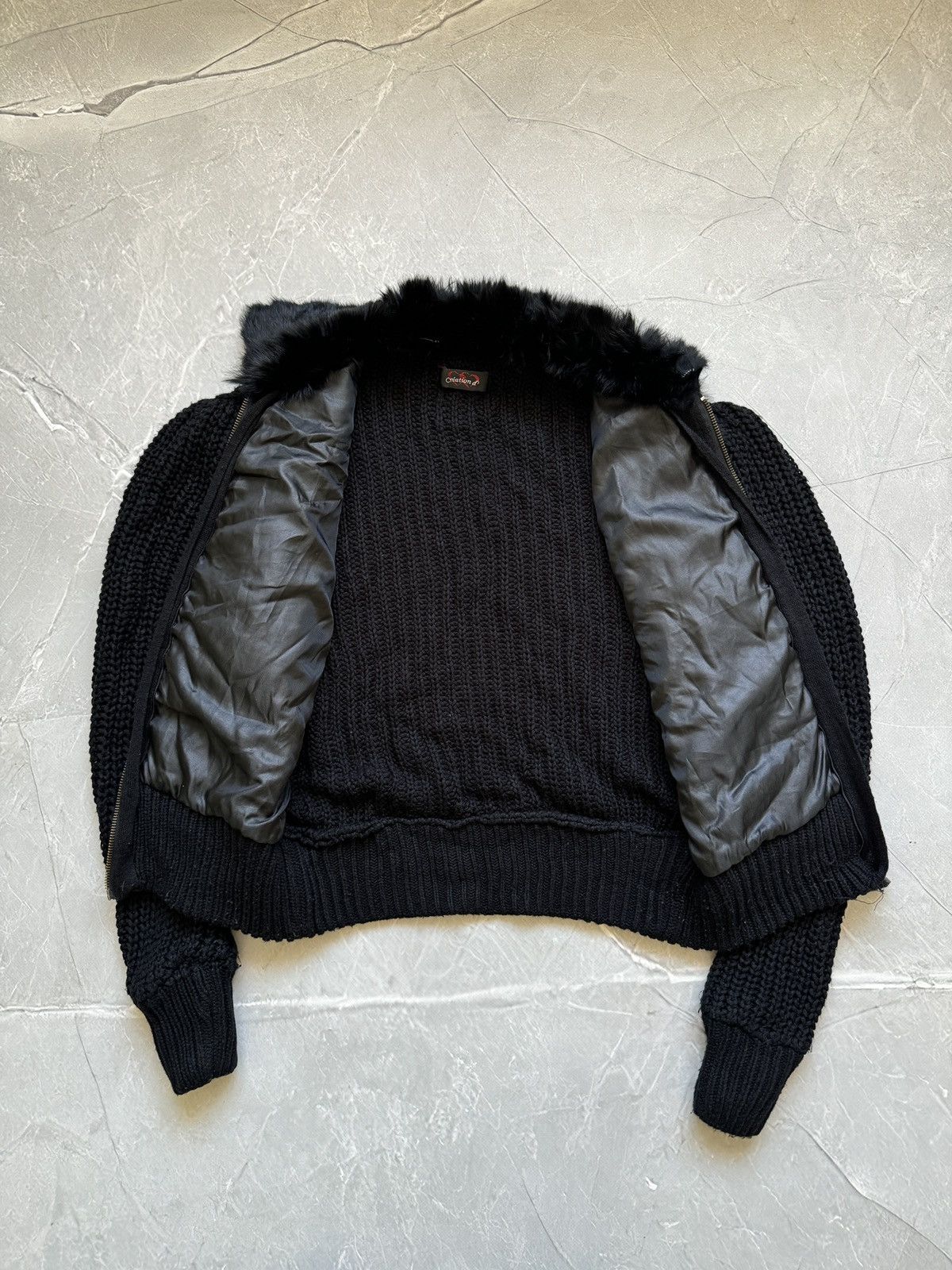 Hysteric Glamour Vintage Fur Knitted Jacket IfSixWasNine Style y2k Avantgarde Size M / US 6-8 / IT 42-44 - 3 Thumbnail