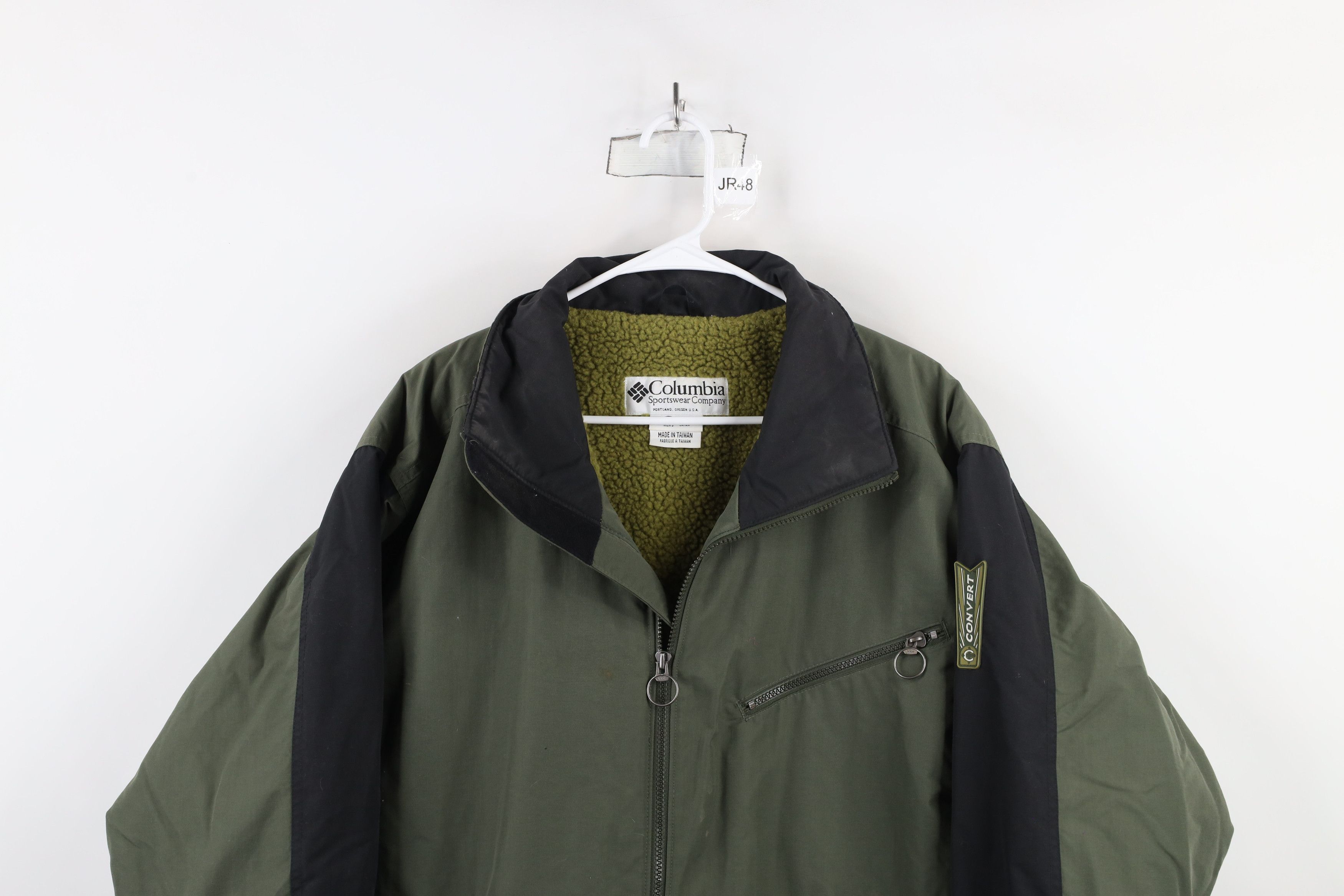 Columbia × Vintage Vintage 90s Columbia Block Deep Pile Fleece Lined Jacket Size US M / EU 48-50 / 2 - 2 Thumbnail