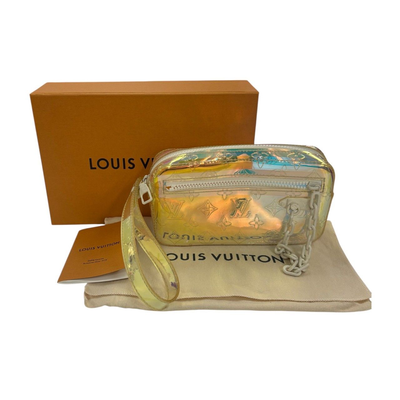 Louis Vuitton Louis Vuitton Louis Vuitton Volga Monogram Prism Nylon Clutch Bag Textile Clutch Bag M55261 DUTY FREE for USA Size ONE SIZE - 1 Thumbnail