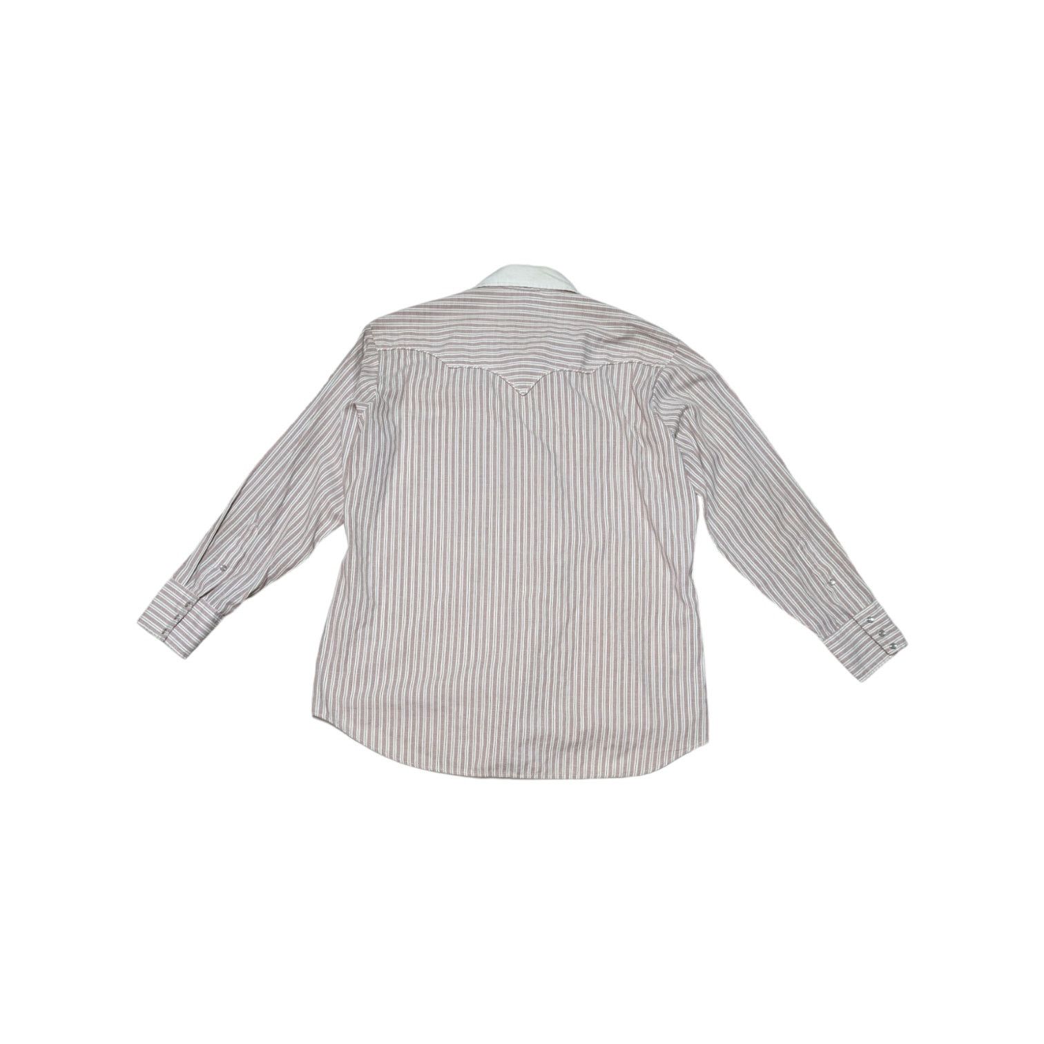 Vintage Vintage Kenny Rogers Western Snap Button Down Shirt Striped Size US XL / EU 56 / 4 - 2 Thumbnail