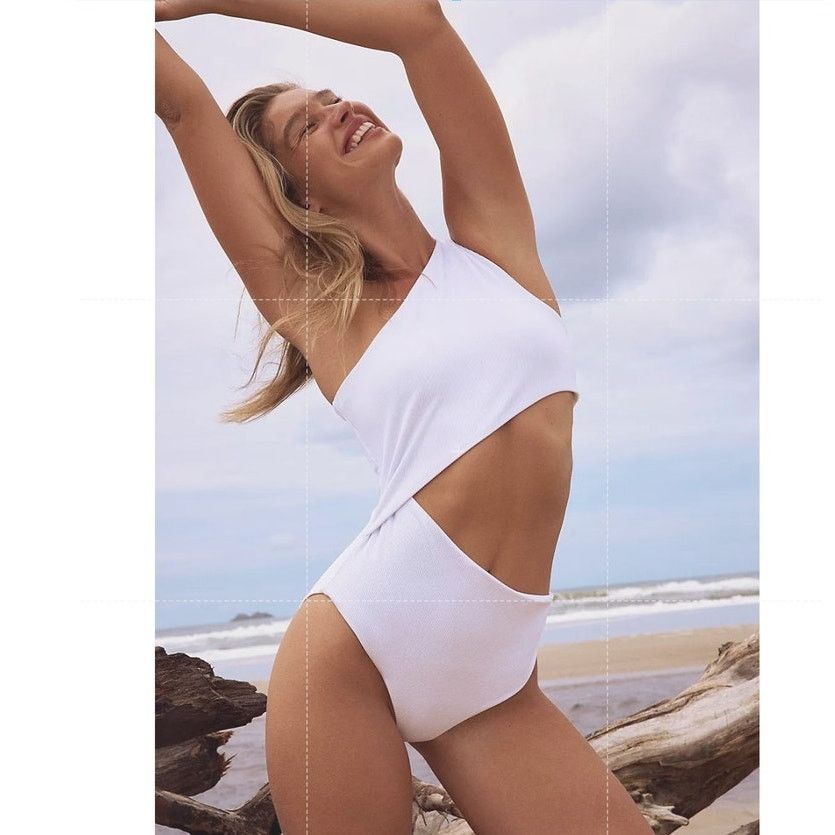 Anthropologie × Beach Riot New Celina One-Piece Ribbed Cutout Swimsuit $148 XS Size XS / US 0-2 / IT 36-38 - 1 Thumbnail