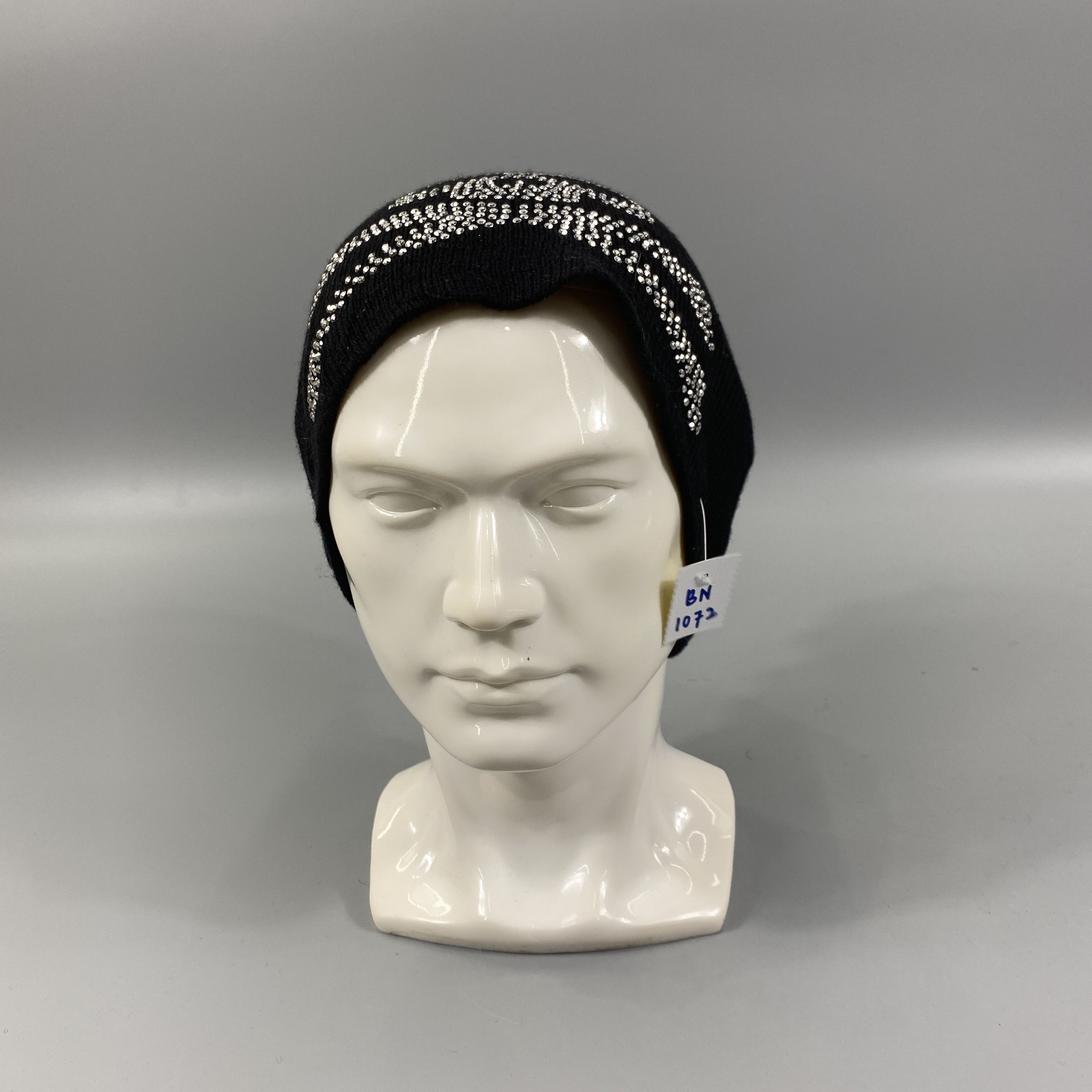 Vintage Skull Diamond Slouchy Beanie Hat -BN1072 | Grailed