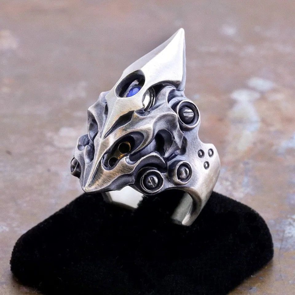 Jewelry Mecha Moonstone Adjustable Size Ring Size ONE SIZE - 3 Thumbnail