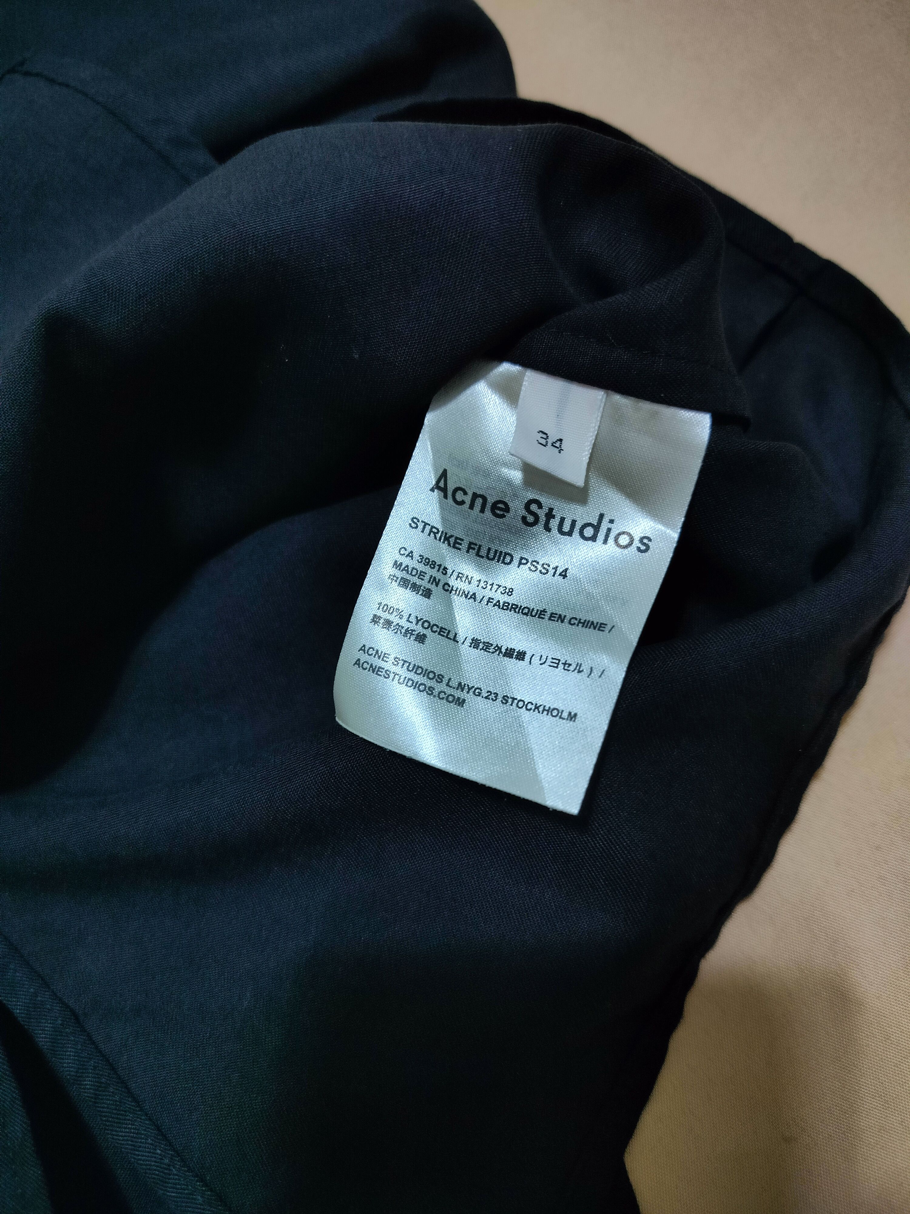 Acne Studios Acne Studios Strike Fluid PSS14 Size XXS / US 00 / IT 34 - 8 Thumbnail