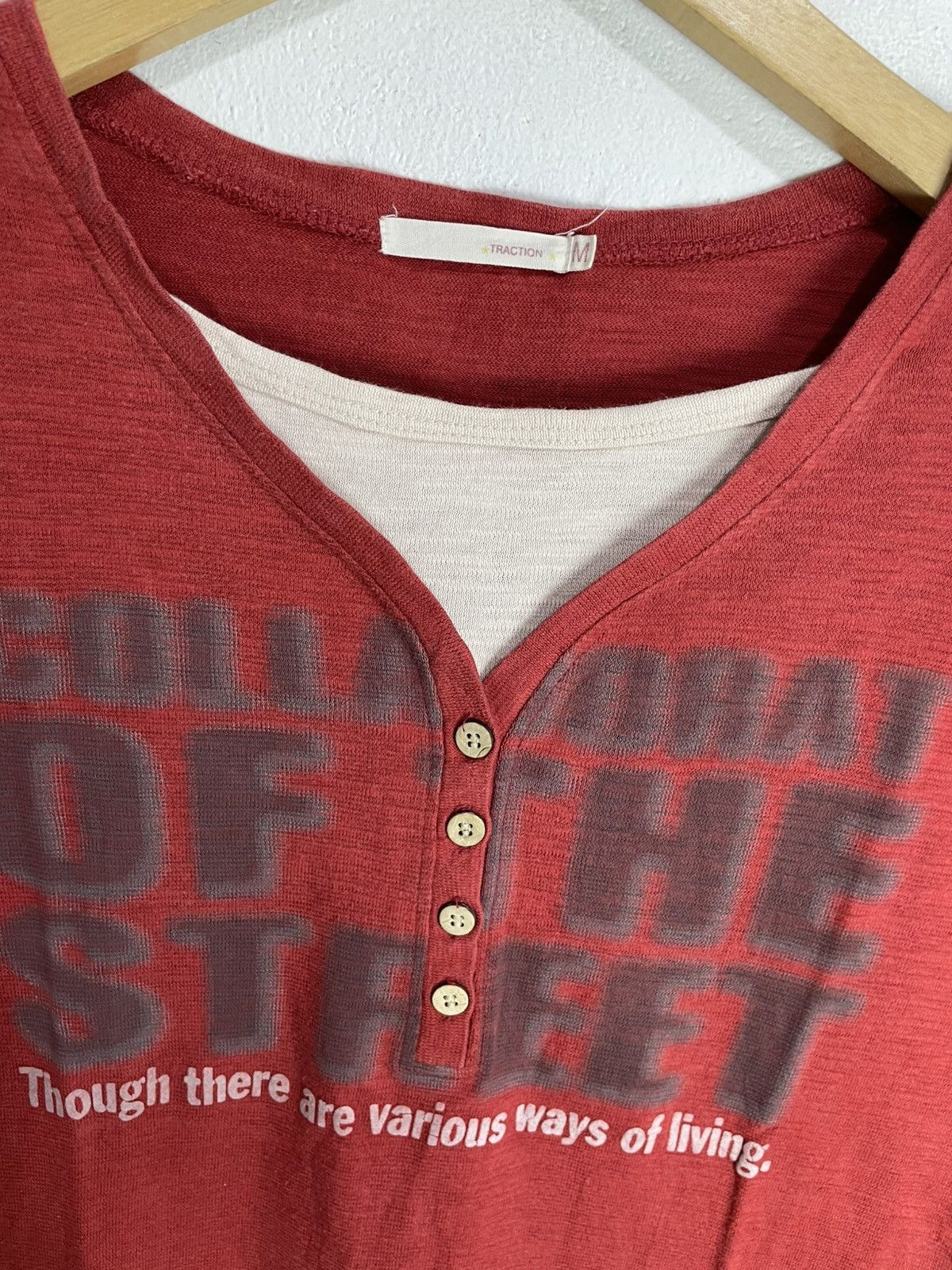 Hysteric Glamour Traction Japan Double layer poem Longsleeve Size M / US 6-8 / IT 42-44 - 2 Thumbnail