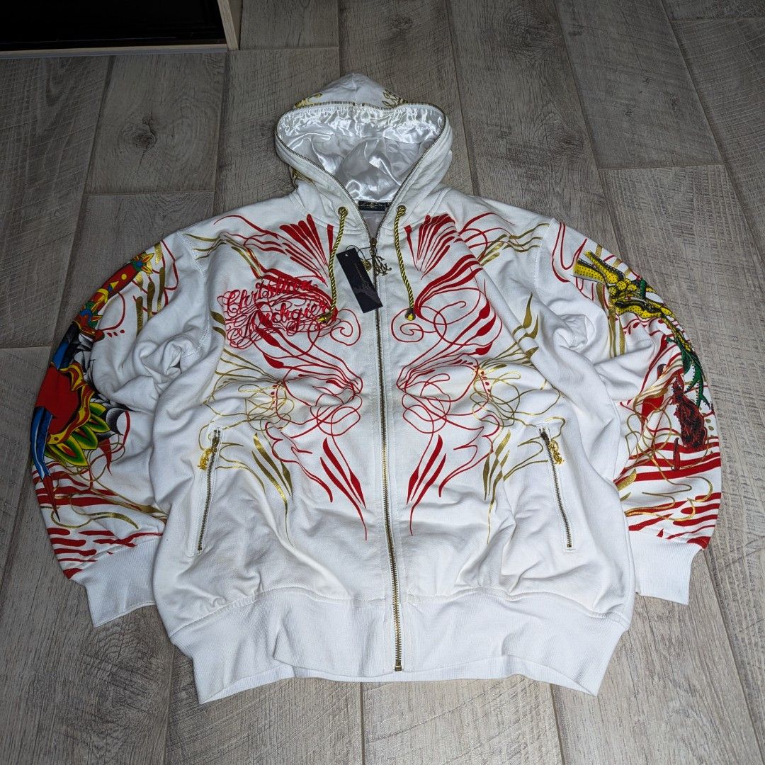 Christian Audigier NEW CHRISTIAN AUDIGIER zip-up by Ed Hardy Size US XL / EU 56 / 4 - 3 Thumbnail