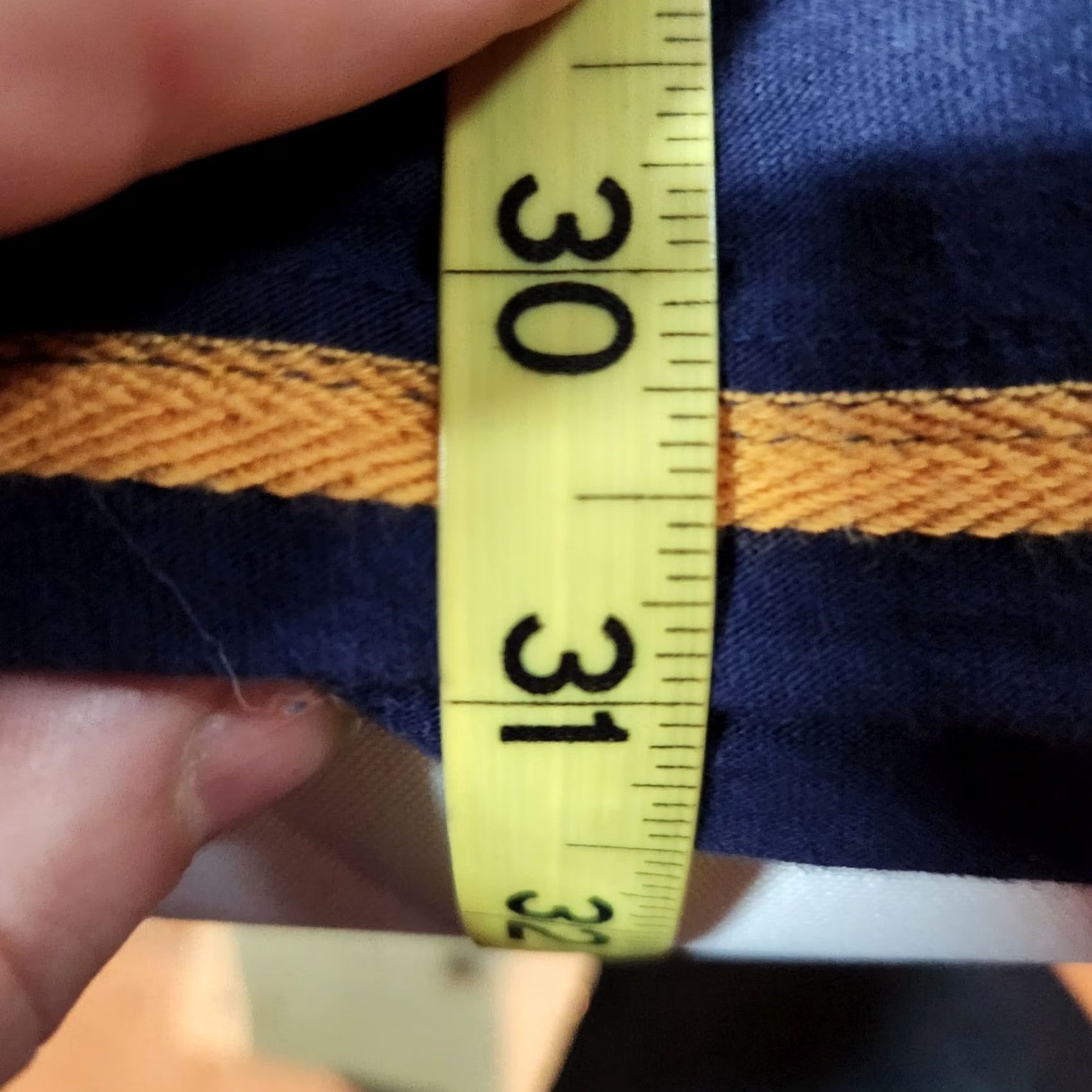 Izod IZOD Golf Shirt Pullover Mens XL Yellow Blue Striped Long Sleeve 1/4 ZIP Size US XL / EU 56 / 4 - 7 Thumbnail