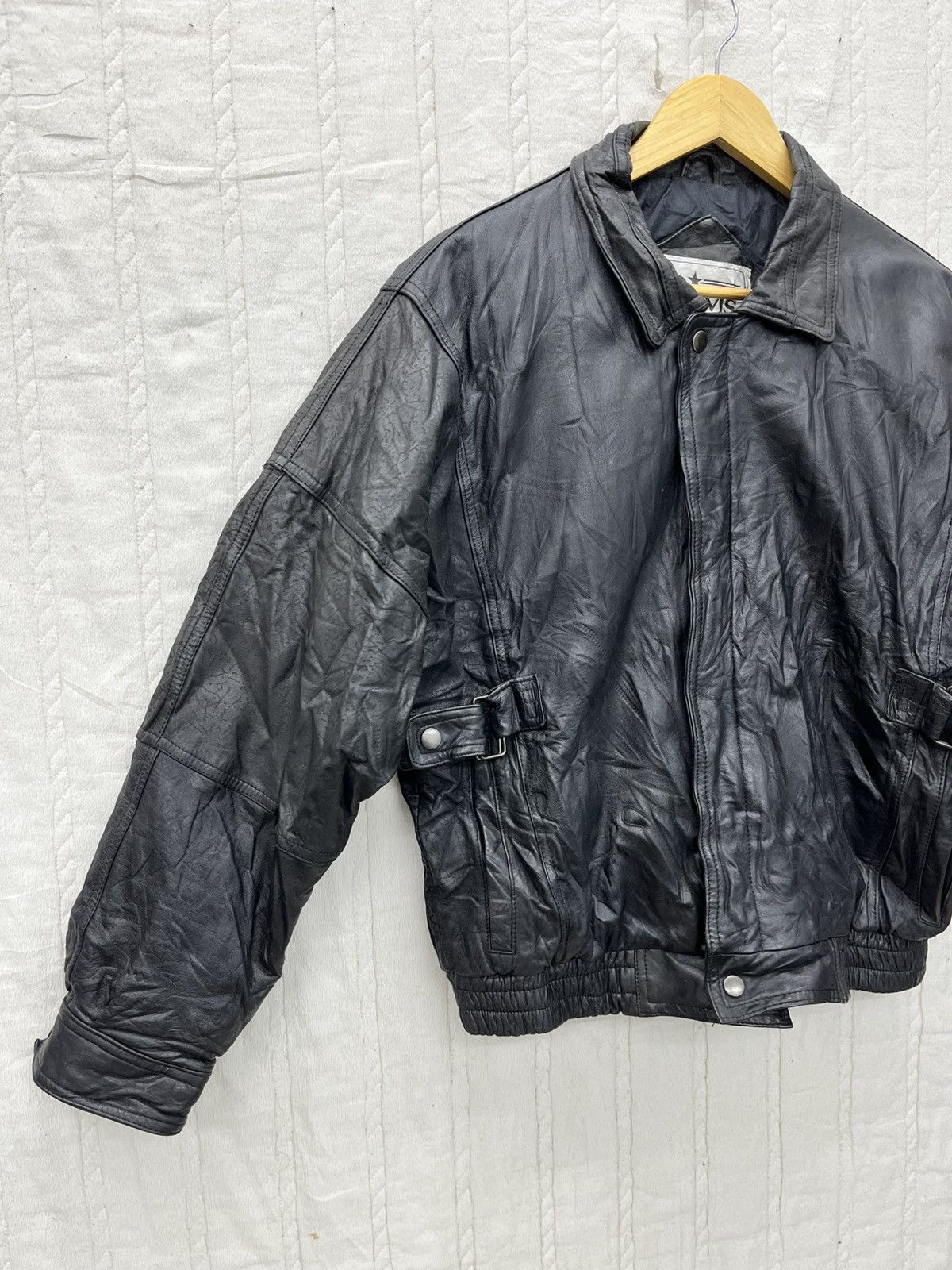 Genuine Leather × Orvis ORVIS LEATHER BOMBER JACKET Size US M / EU 48-50 / 2 - 2 Thumbnail