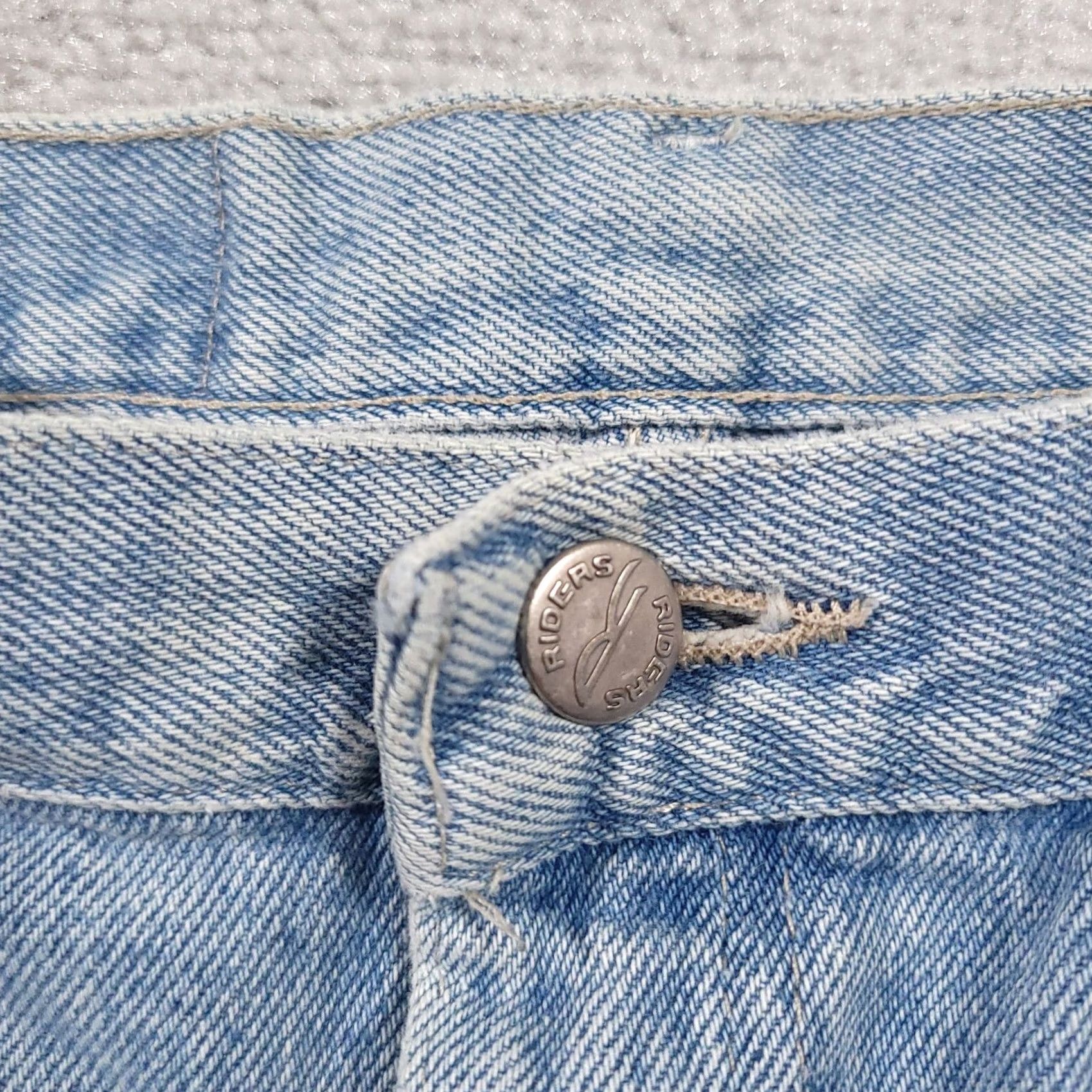 Lee Vtg Lee Riders Jeans Women's 12P Petite Classic Fit Denim Tapered Leg Light Wash Jeans Size 34" / US 12 / IT 48 - 5 Thumbnail