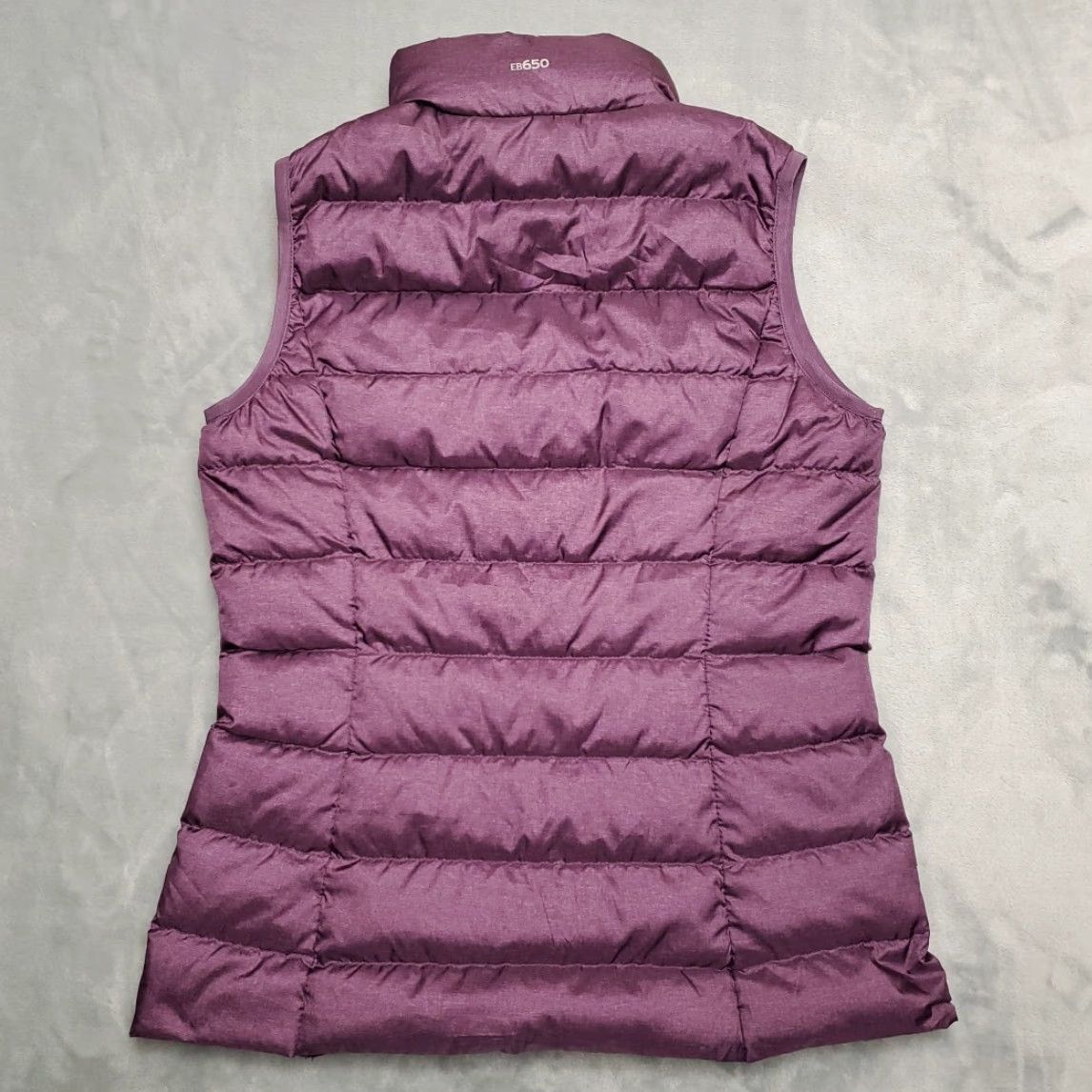 Eddie Bauer Eddie Bauer Down Vest Womens XS Purple Puffer EB650 Fill Quilted Sleeveless Vest Women's XS Purple Down Quilted Sleeveless Puffer Zip Front EB650 Size XS / US 0-2 / IT 36-38 - 6 Thumbnail