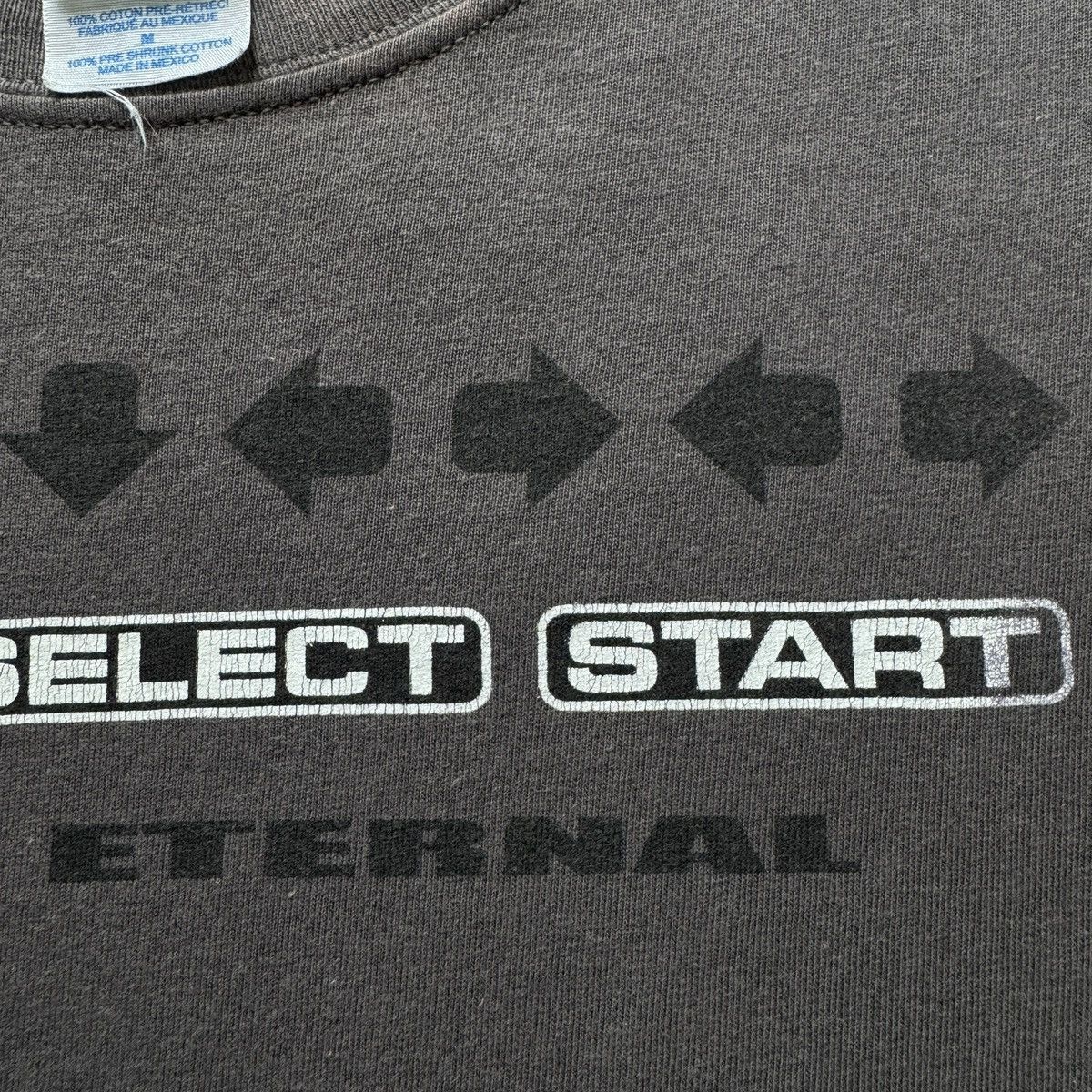 Playstation Vintage 2000s Contra Konami Cheat Code video game promo tee Size US M / EU 48-50 / 2 - 4 Thumbnail
