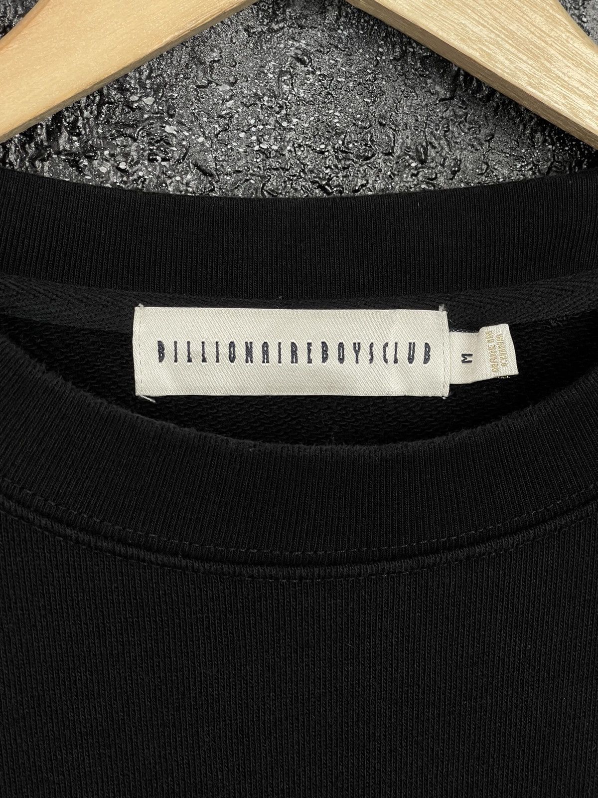 Billionaire Boys Club Billionaire Boys Club BBC Black Cotton Sweatshirt Size M Size US M / EU 48-50 / 2 - 6 Thumbnail
